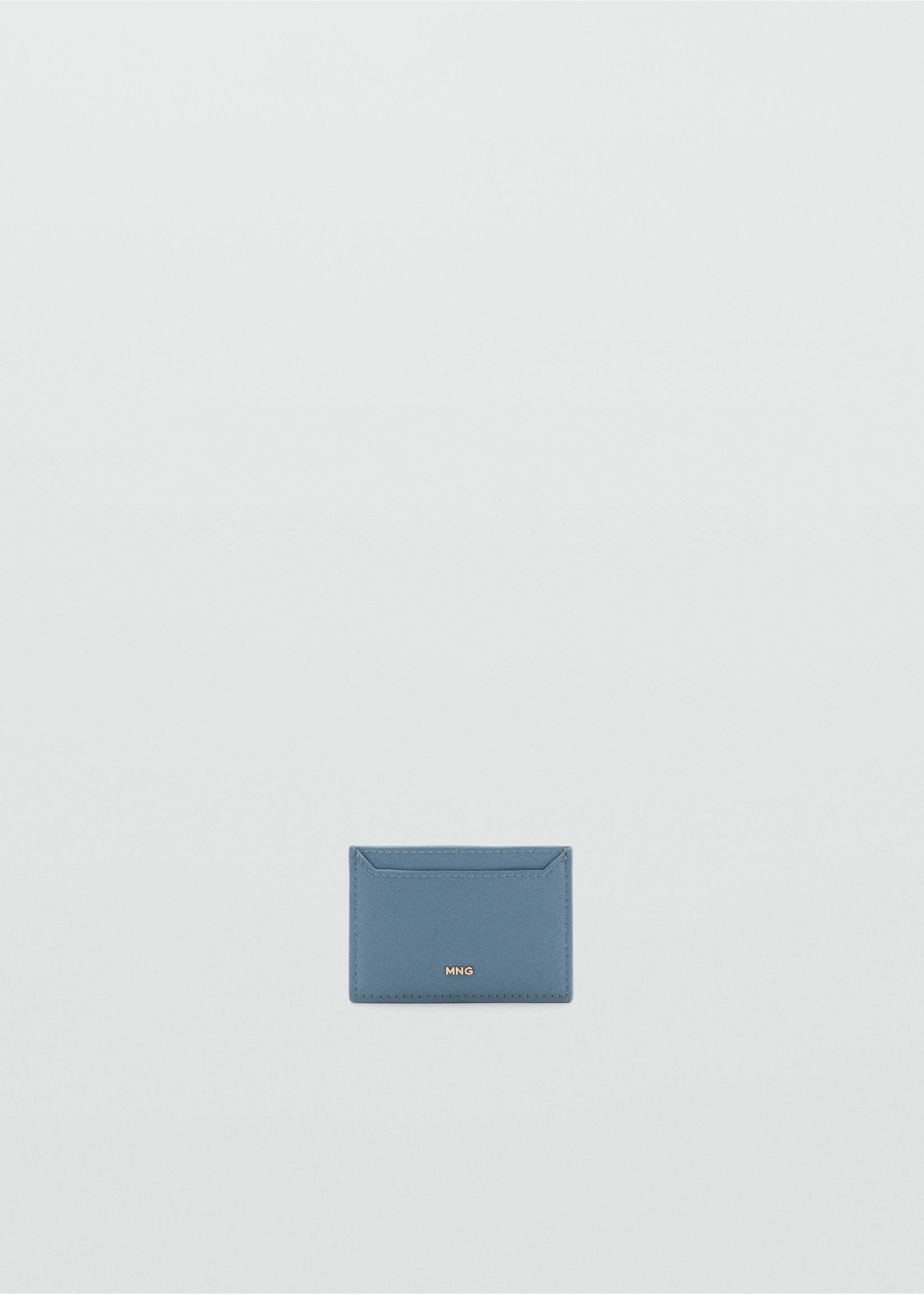 Kartenhalter in Saffiano-Optik - Artikel ohne Model, Himmelblau. Ref: 87050646-00.