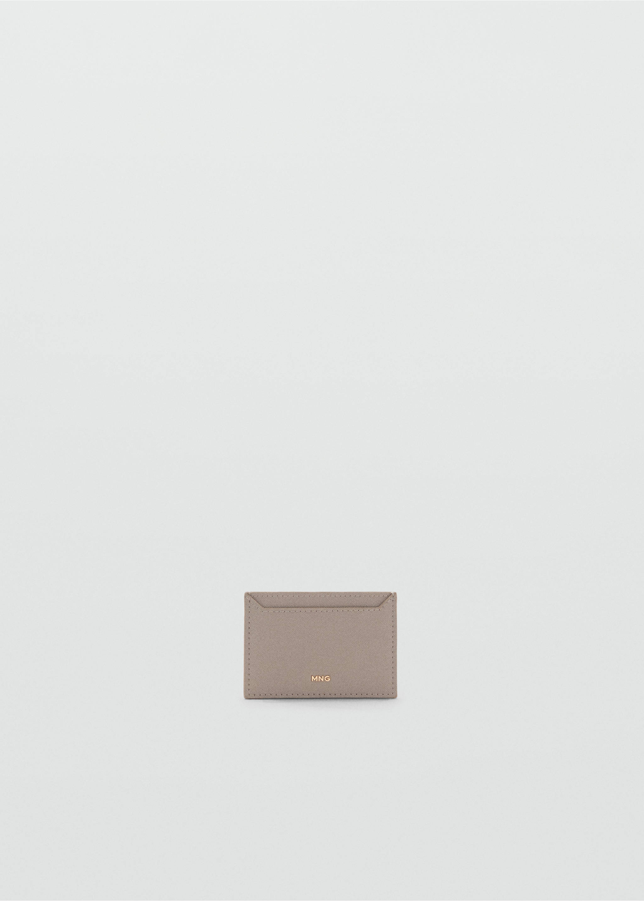 Kartenhalter in Saffiano-Optik - Artikel ohne Model, Hellbraun/Pastellbraun. Ref: 87050646-00.
