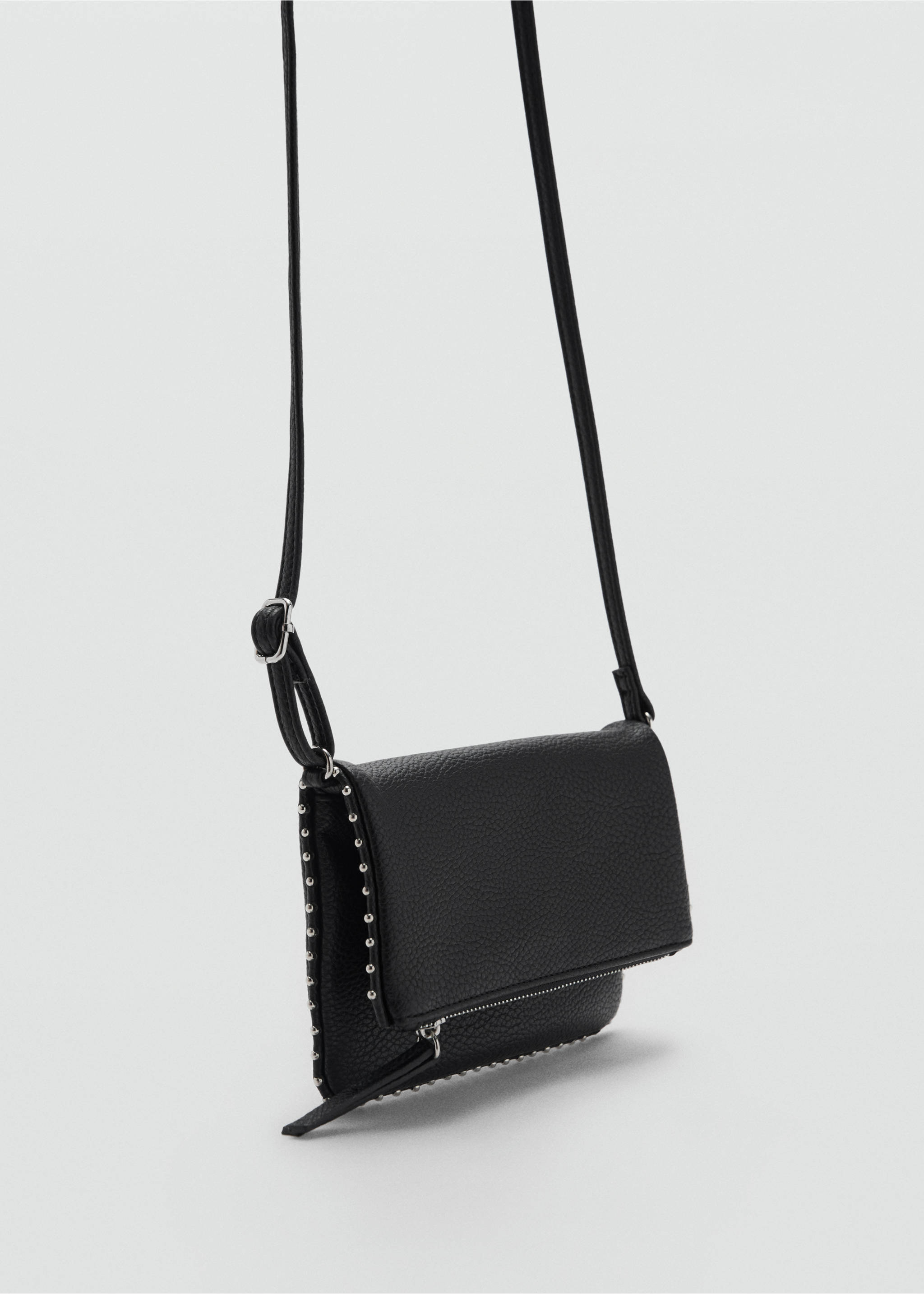 Stud cross body bag - Medium plane, Black. Ref: 87050648-00.