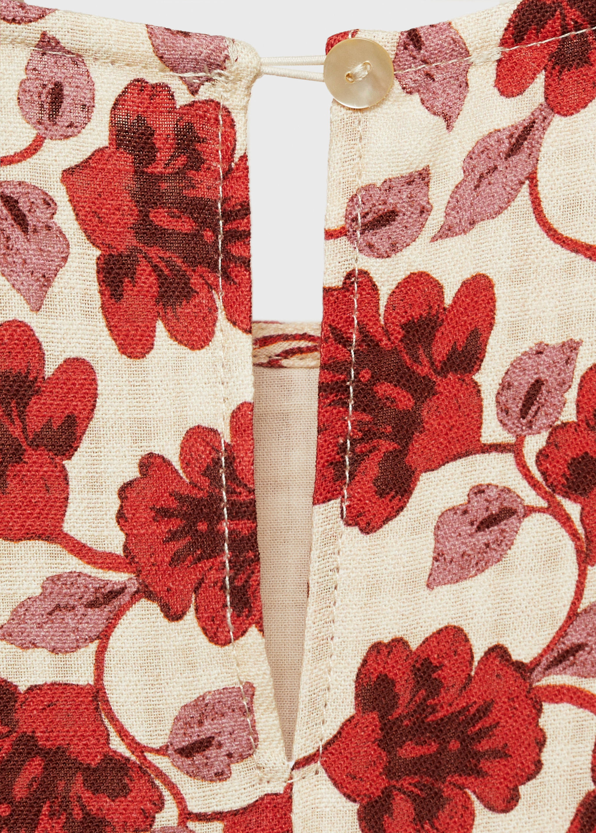 Brusa cotó estampat flors - Detall de l'article 0