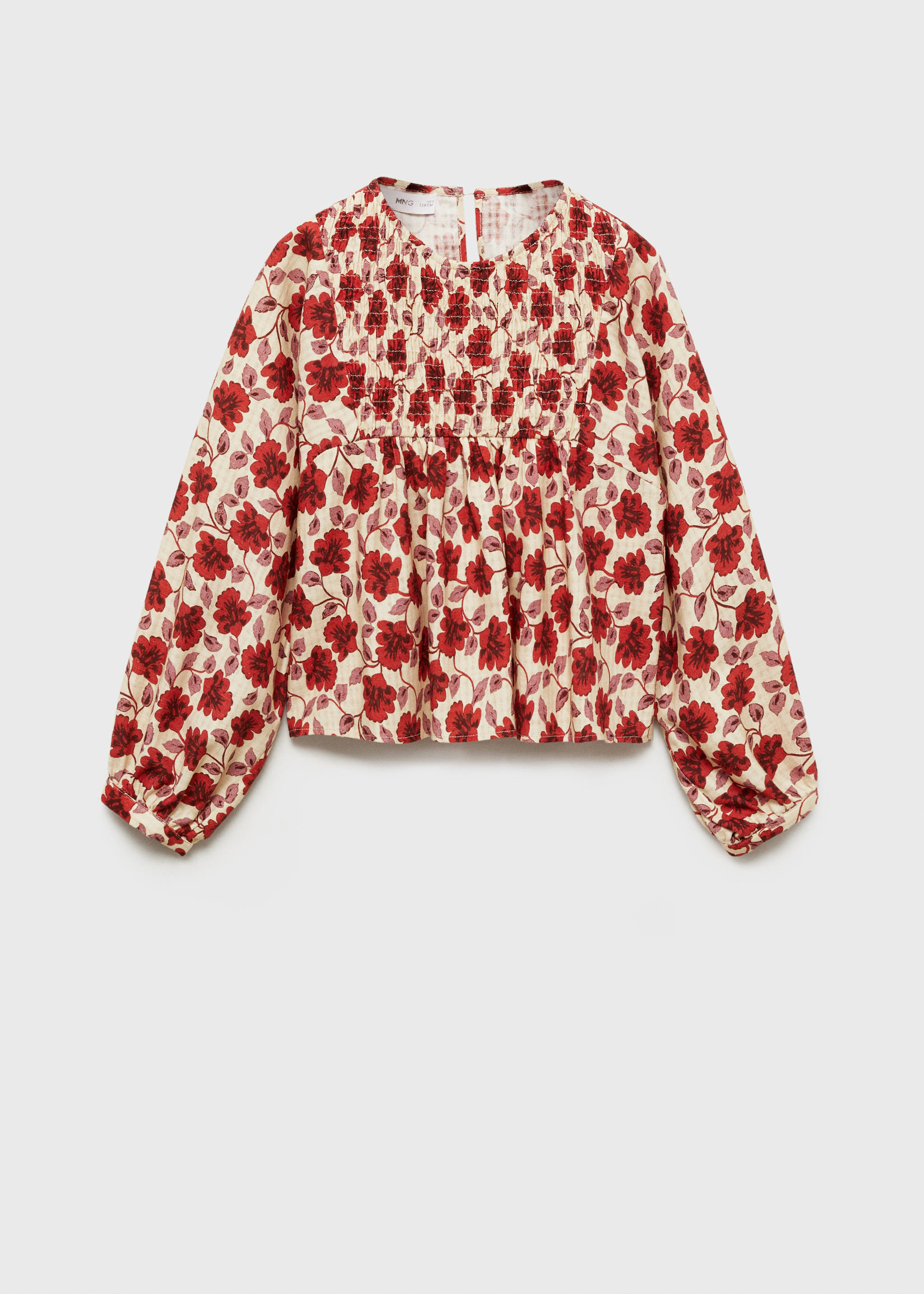 Brusa cotó estampat flors - Article sense model