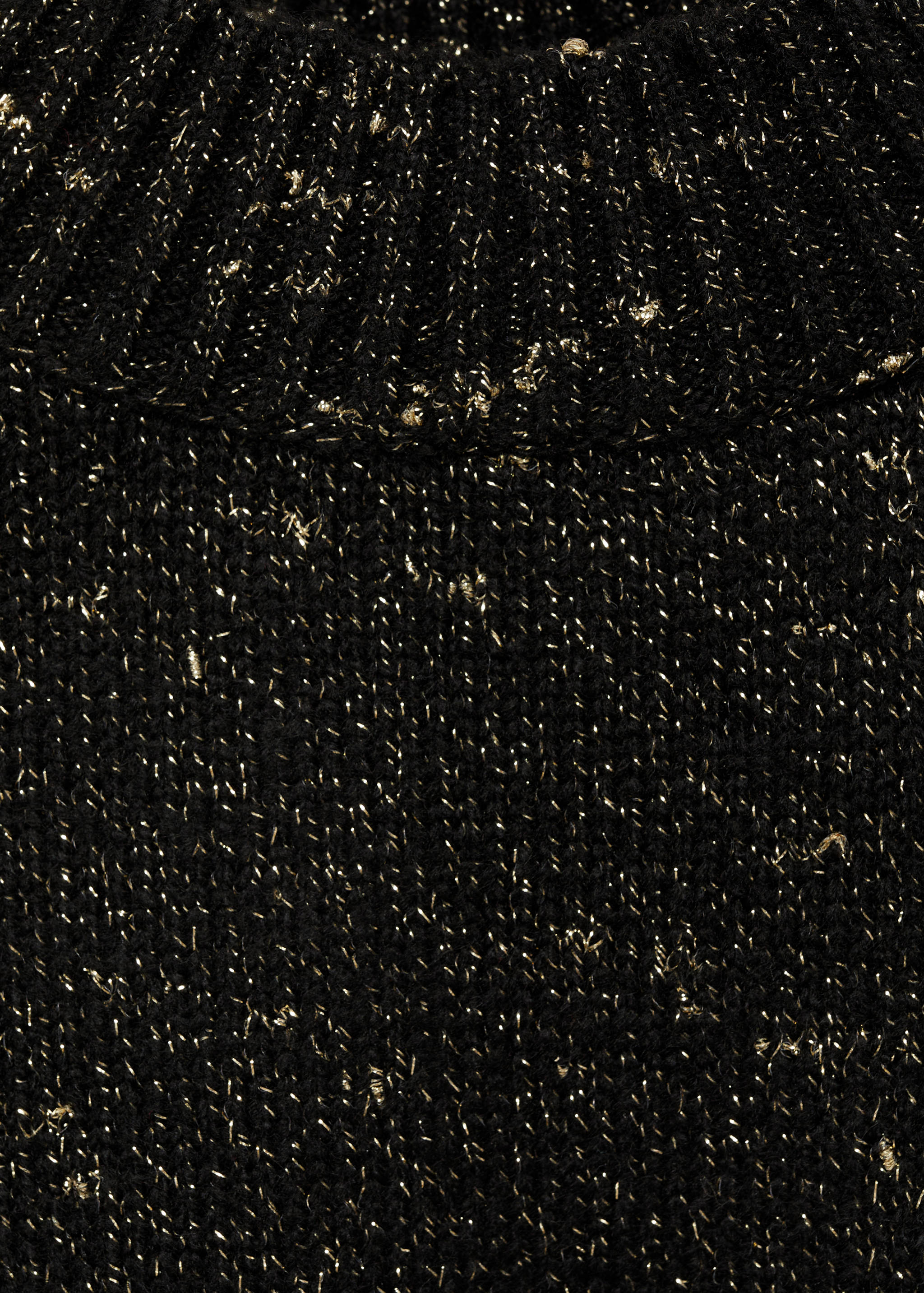 Lurex-Pullover mit halbhohem Kragen - Detail des Artikels 8