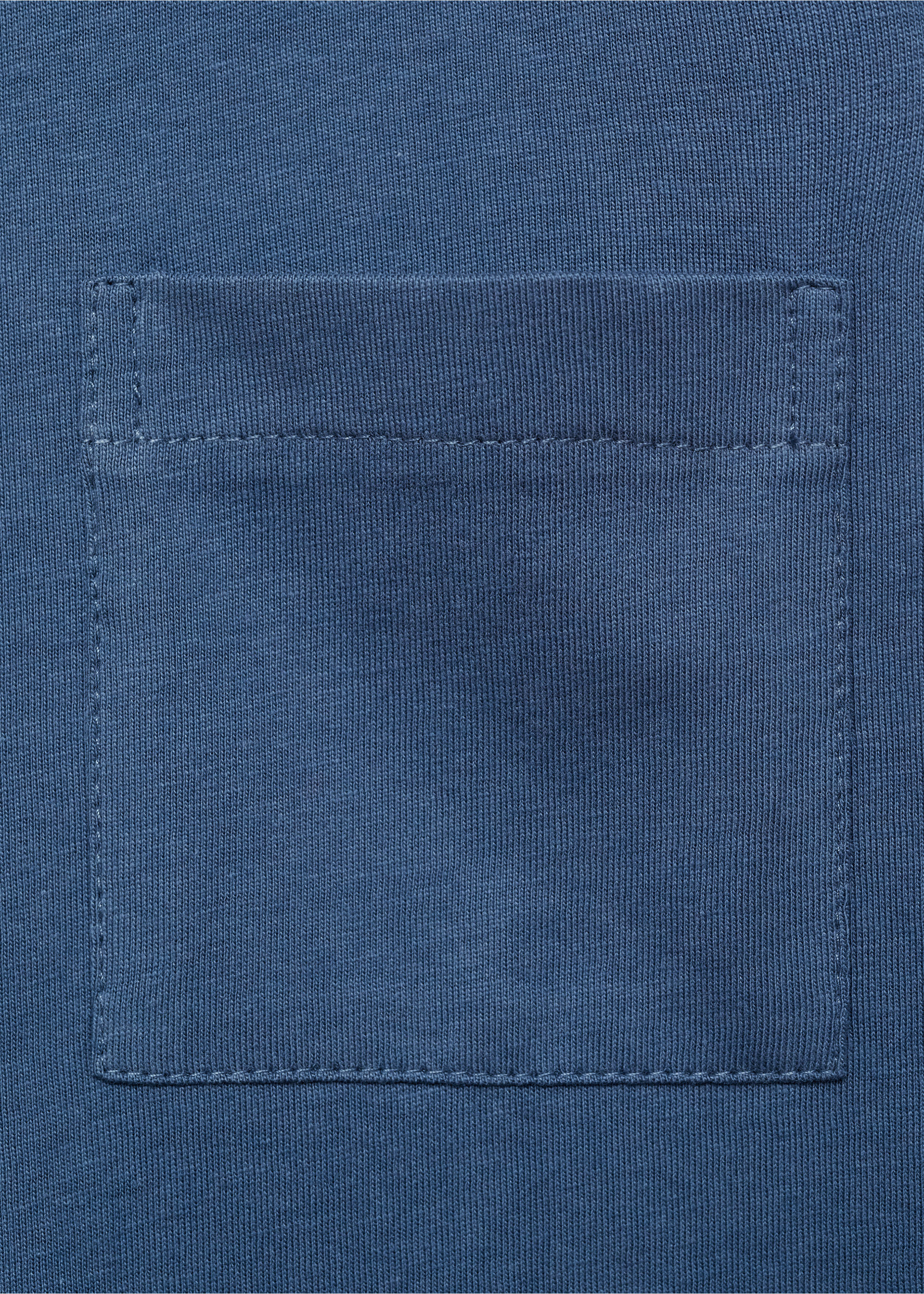 Striped cotton long pyjama - Details of the article 8, Blue. Ref: 87051049-00.