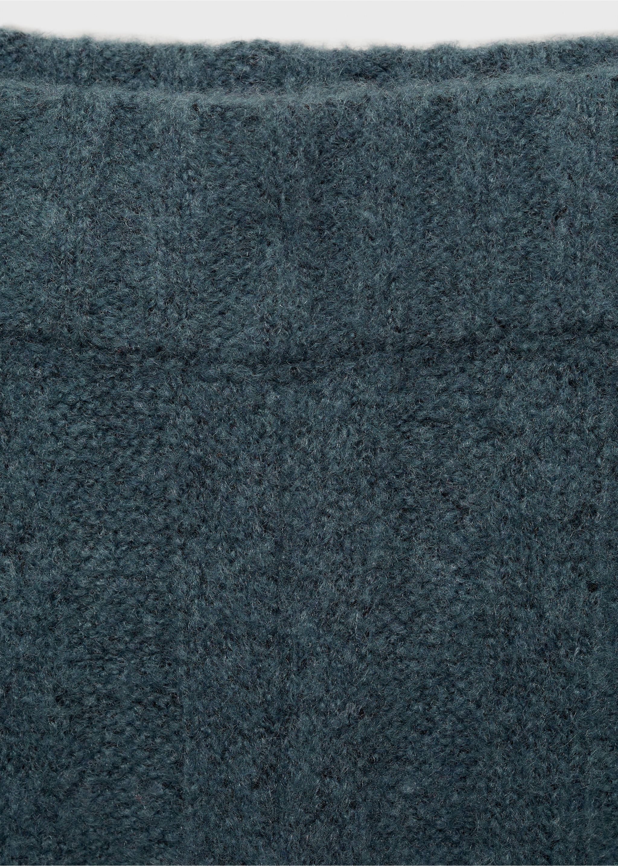 Pantalon maille côtelée - Détail de l'article 8, Bleu pétrole. Ref: 87051051-00.