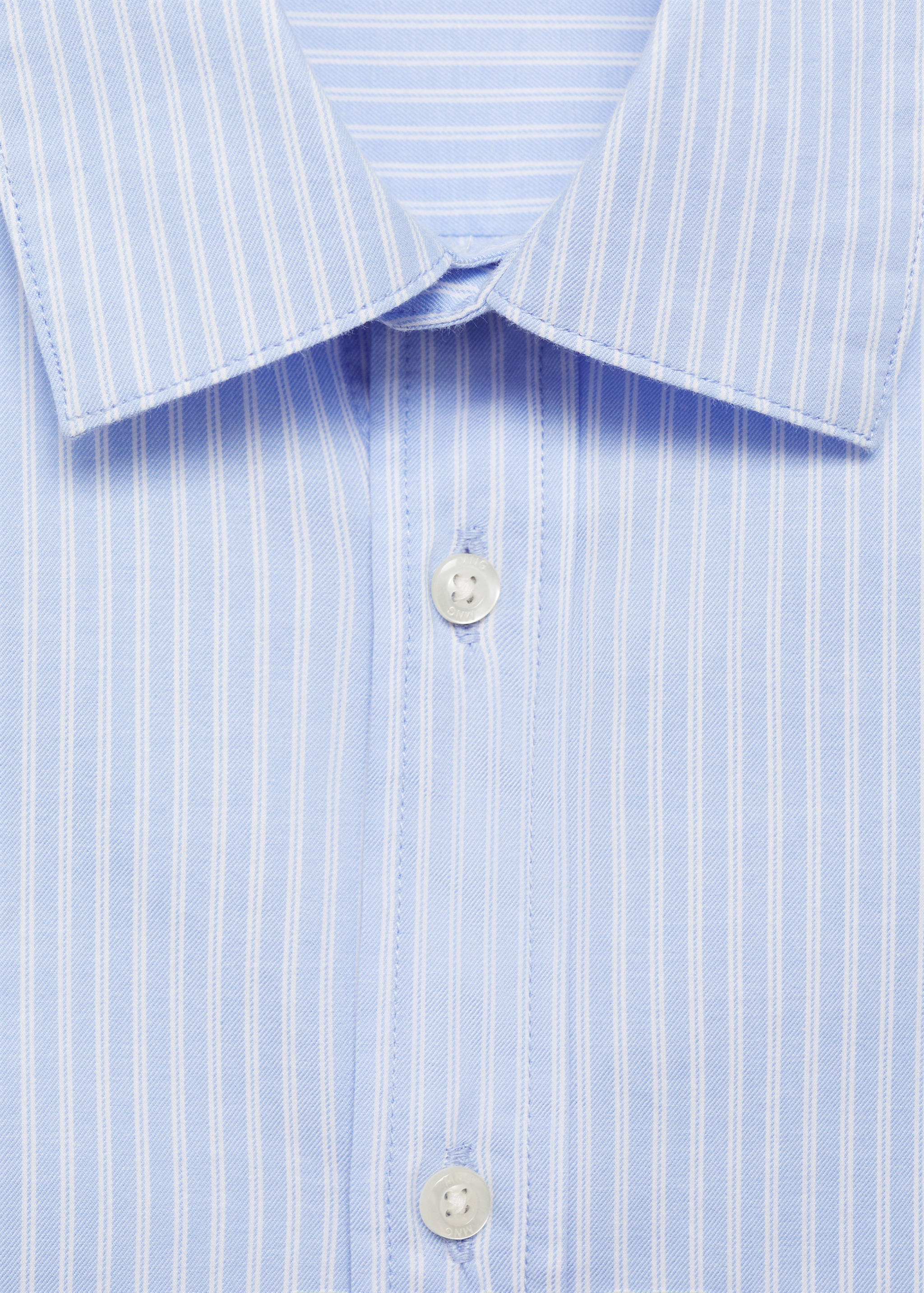 Βαμβακερό ριγέ πουκάμισο - Λεπτομέρεια του προϊόντος 0