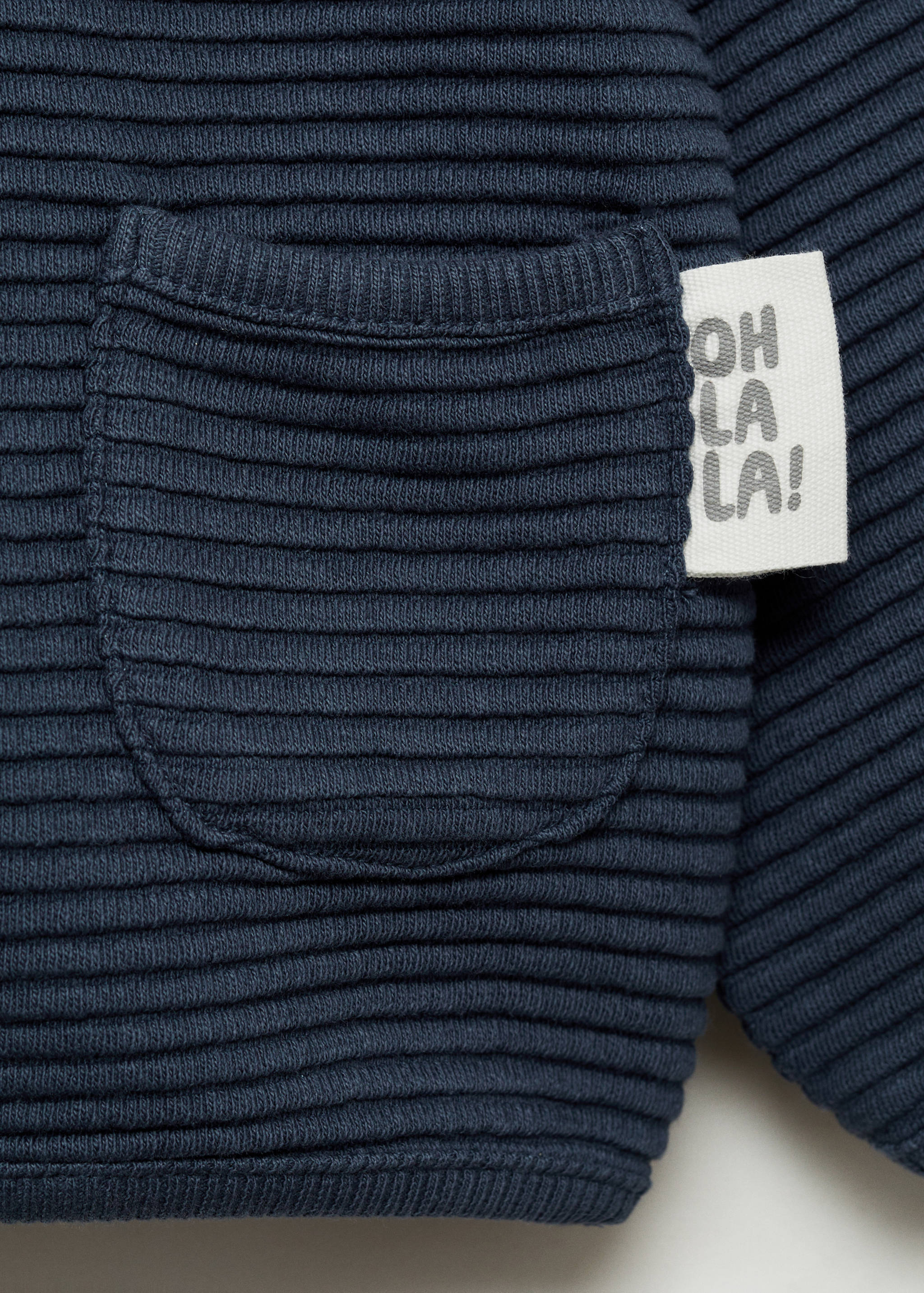 Teksturirana pletena sportska majica - Detalji artikla 8