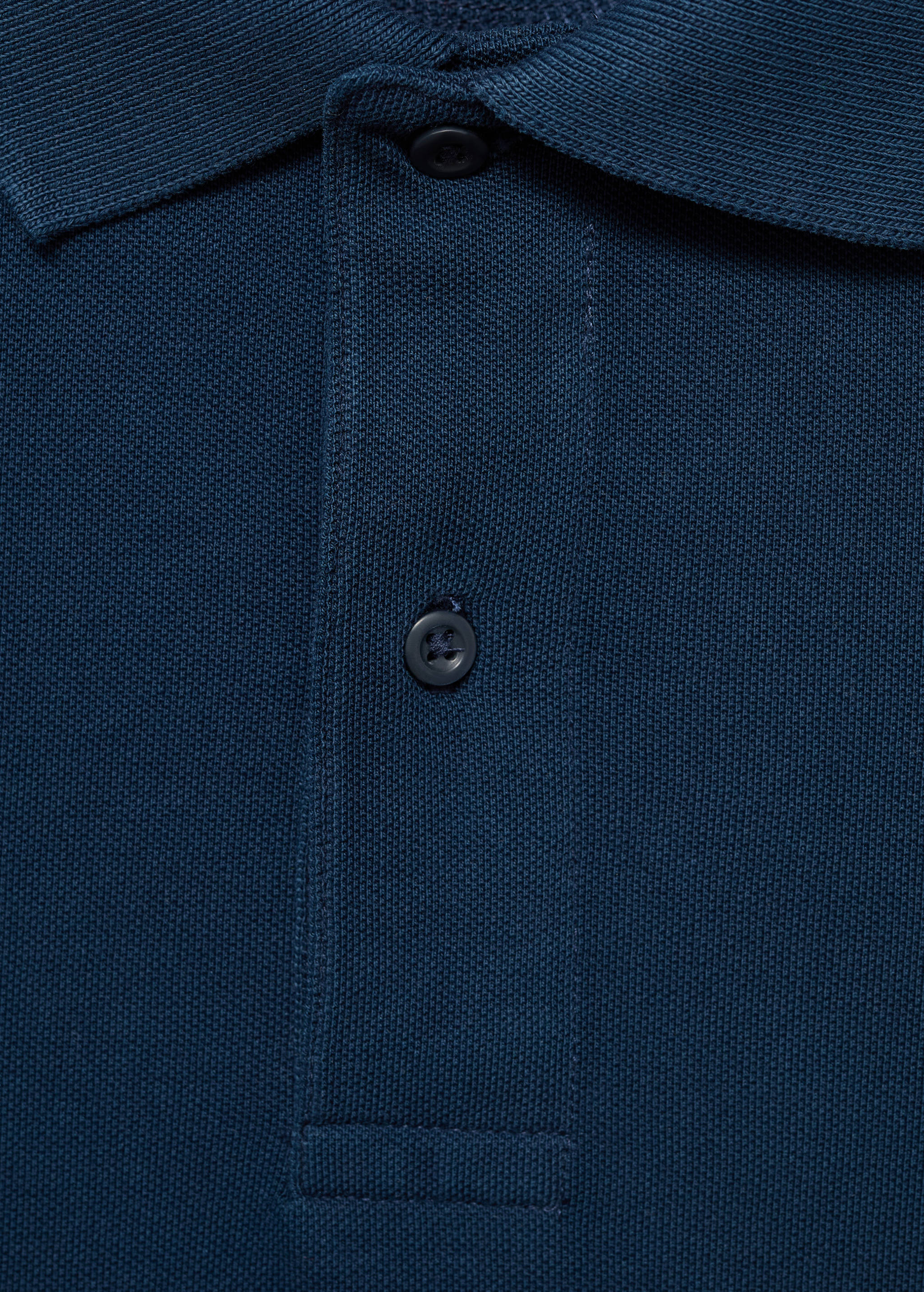 Cotton piqué polo shirt - Details of the article 8