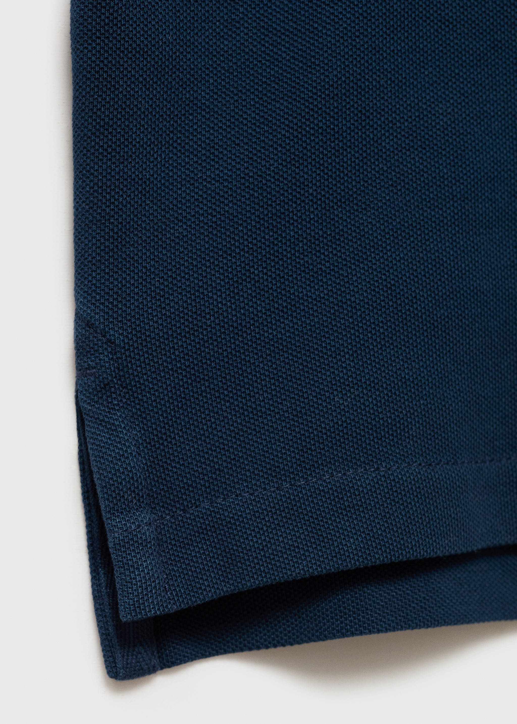 Cotton piqué polo shirt - Details of the article 0