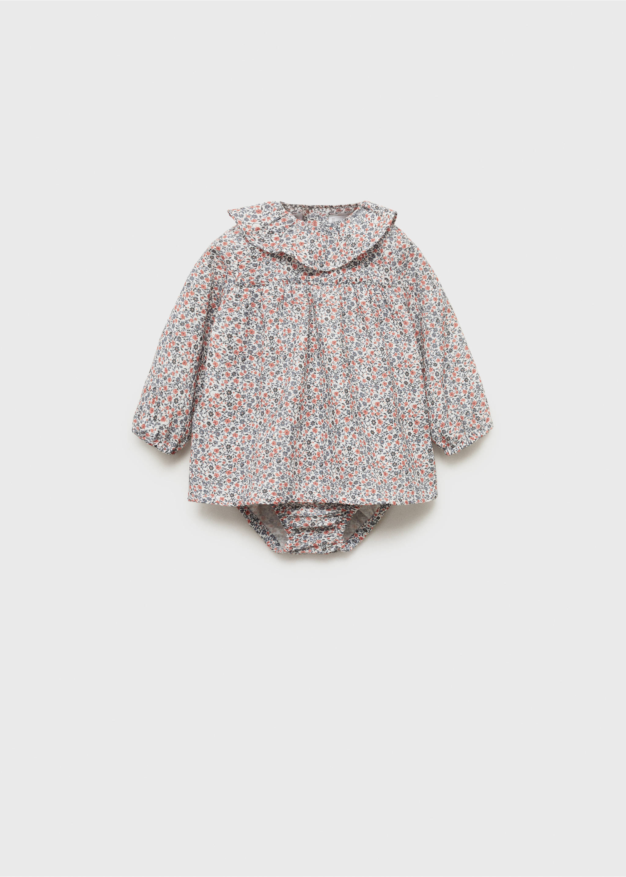 Robe et culotte imprimées - Article sans modèle, Blanc cassé. Ref: 87051058-00.