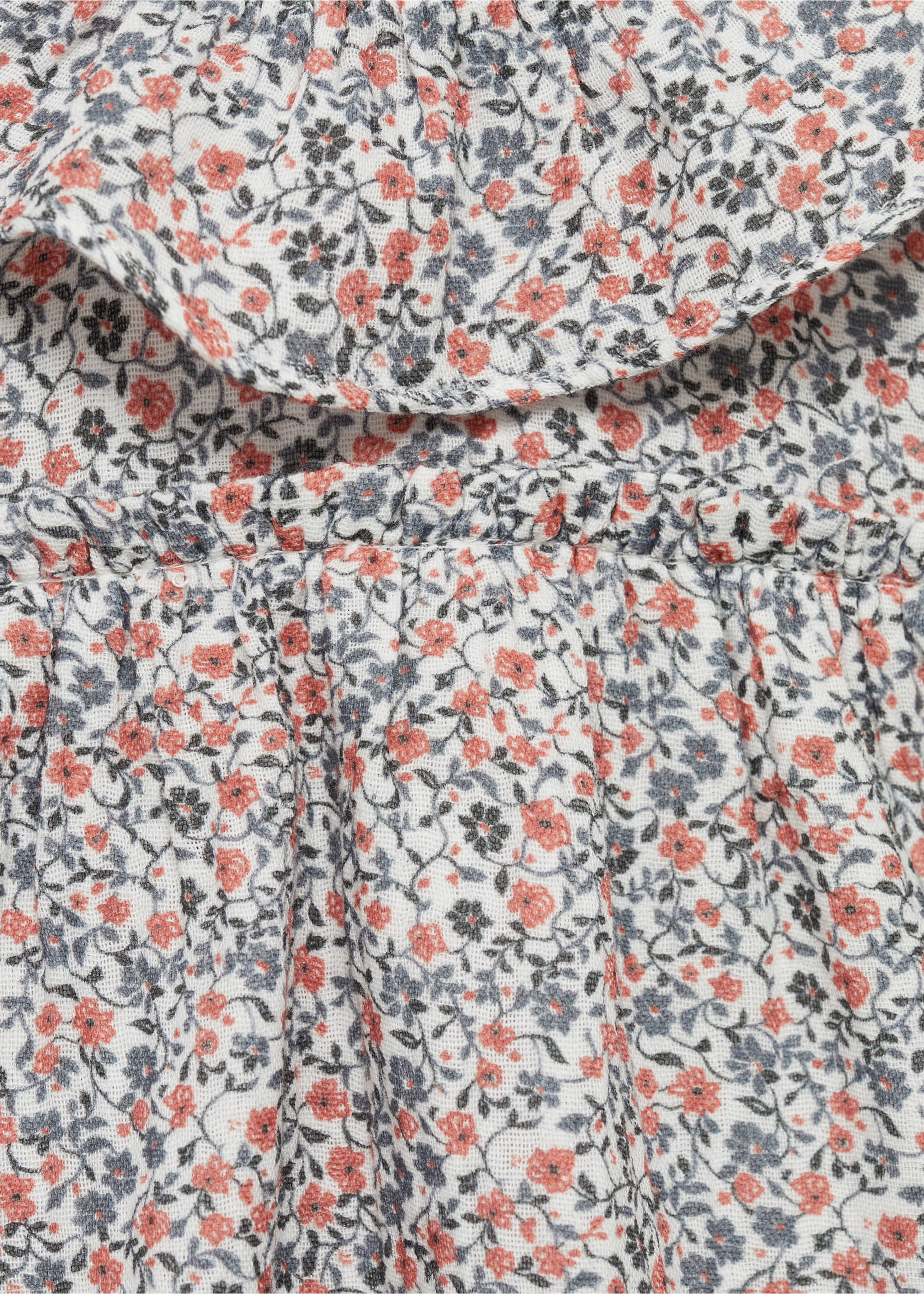 Robe et culotte imprimées - Détail de l'article 8, Blanc cassé. Ref: 87051058-00.