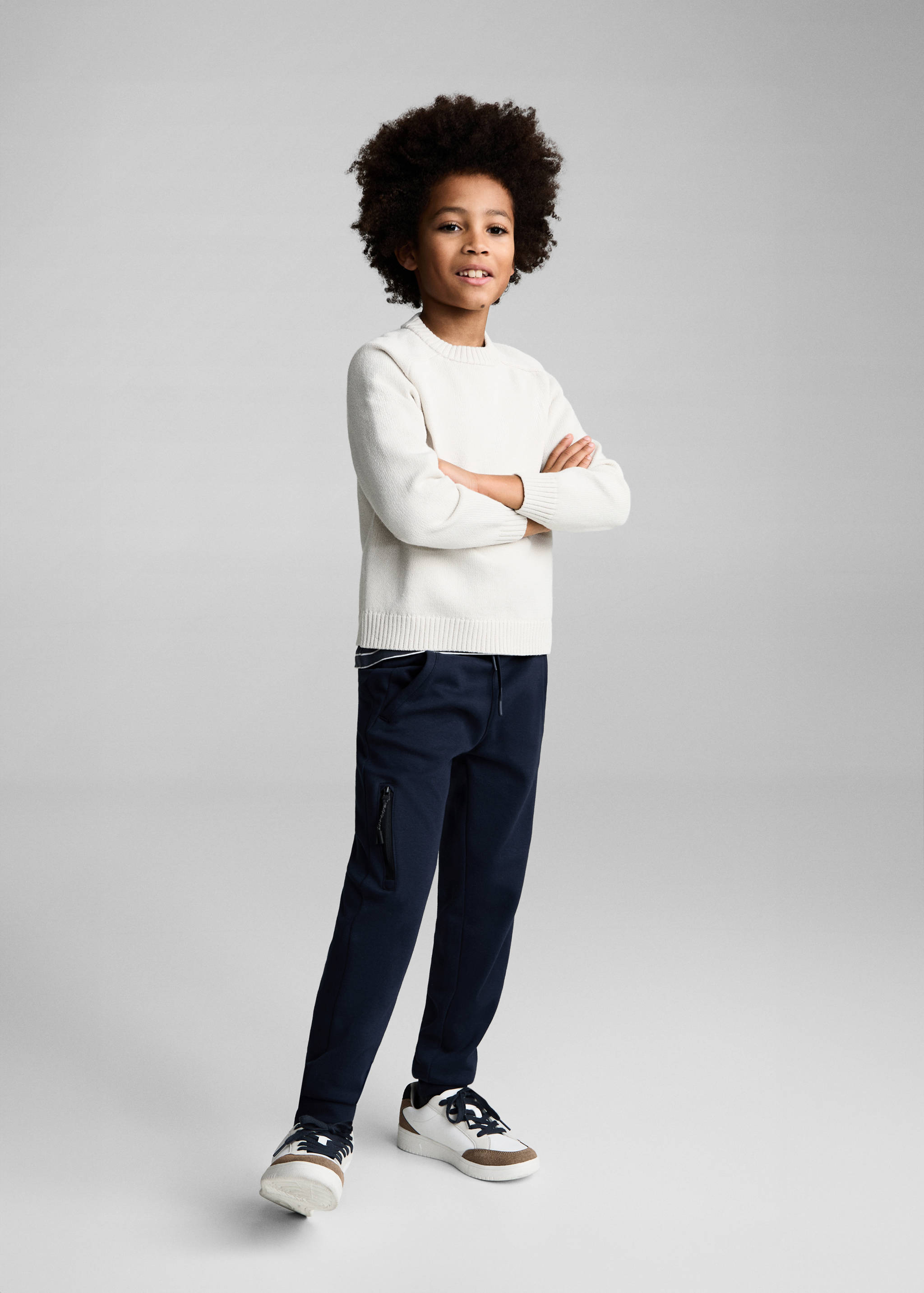 Jogging Lyocell taille élastique - Plan général