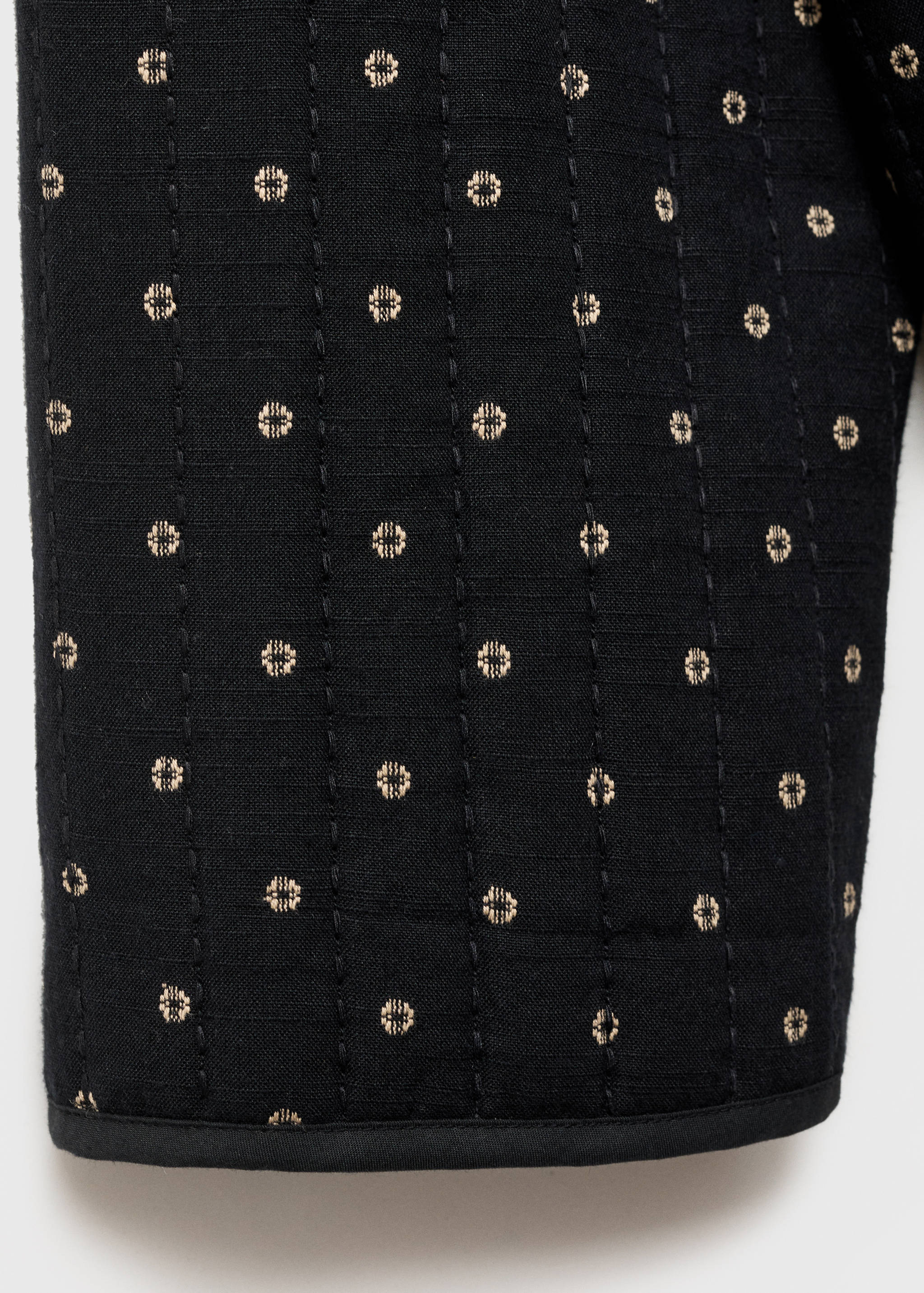 Quilted cotton jacket - Details of the article 0