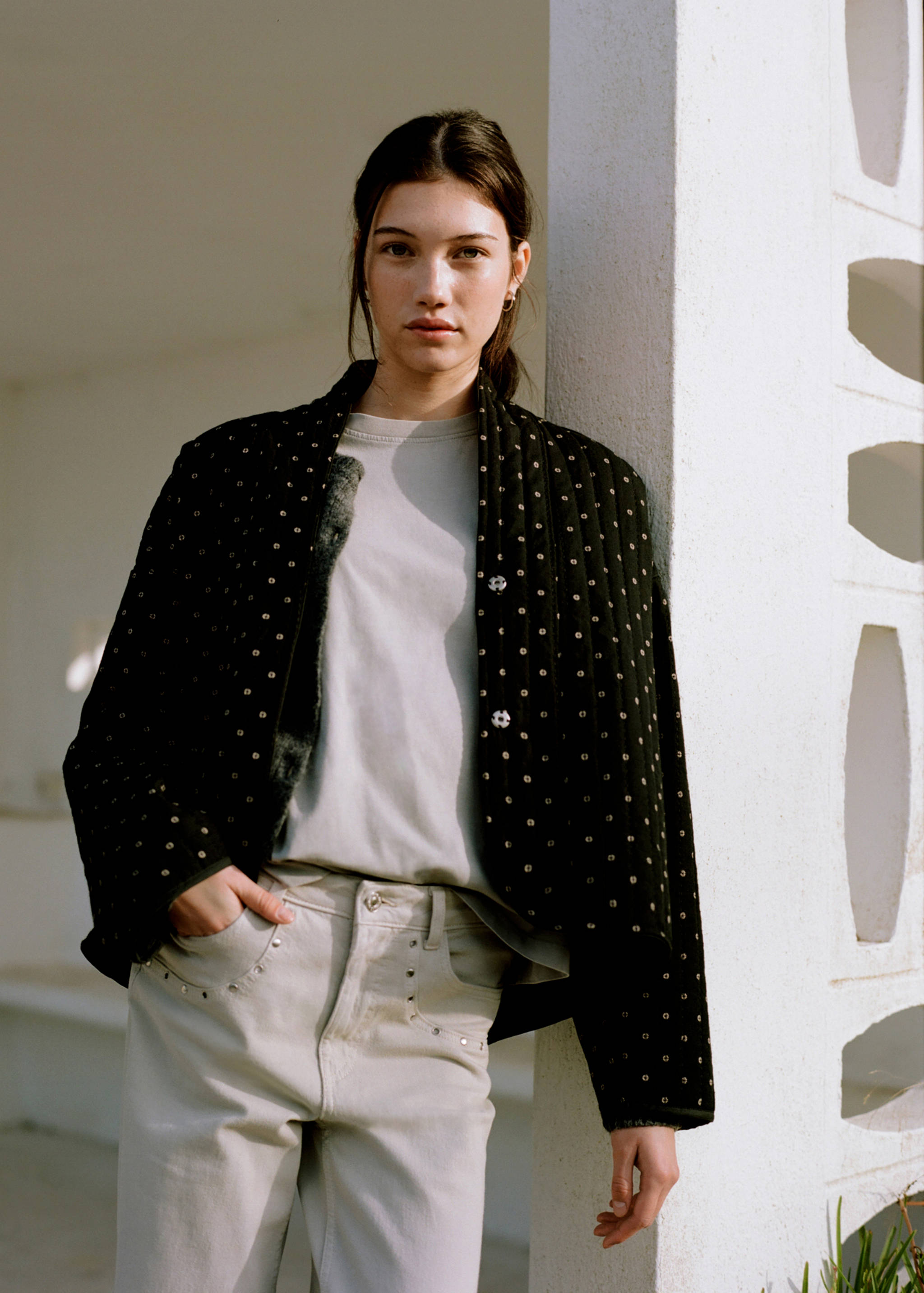 Quilted cotton jacket - Details of the article 5