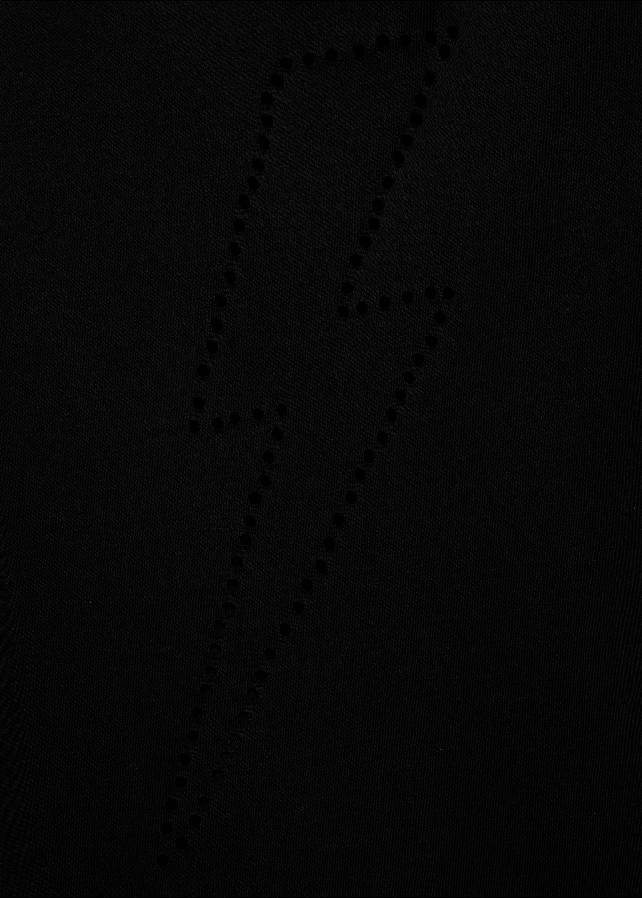 T-shirt med utstansad blixt - Detaljer om artikeln 0, Svart. Ref: 87051515-00.