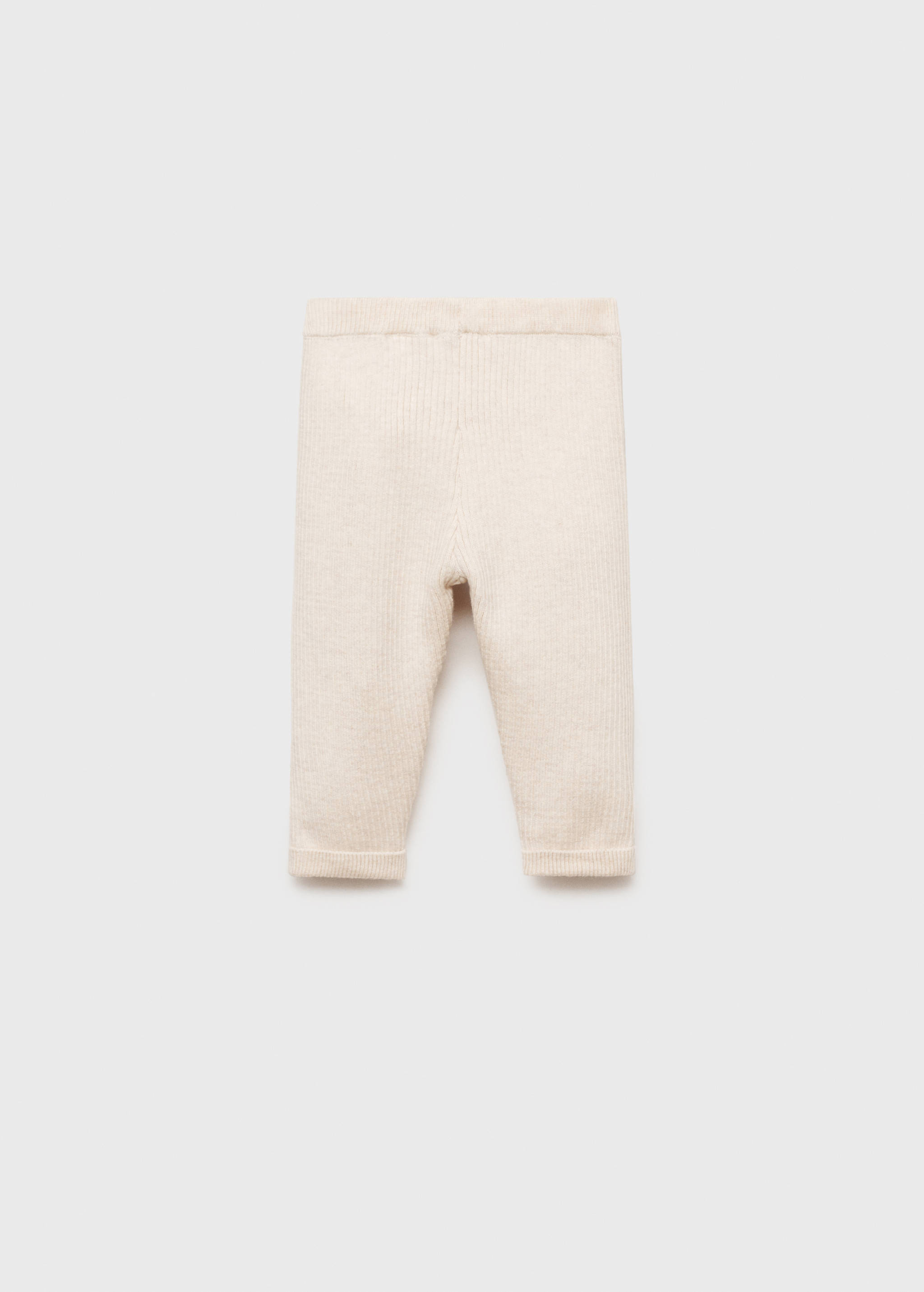 Legging maille côtelée coton - Verso de l’article