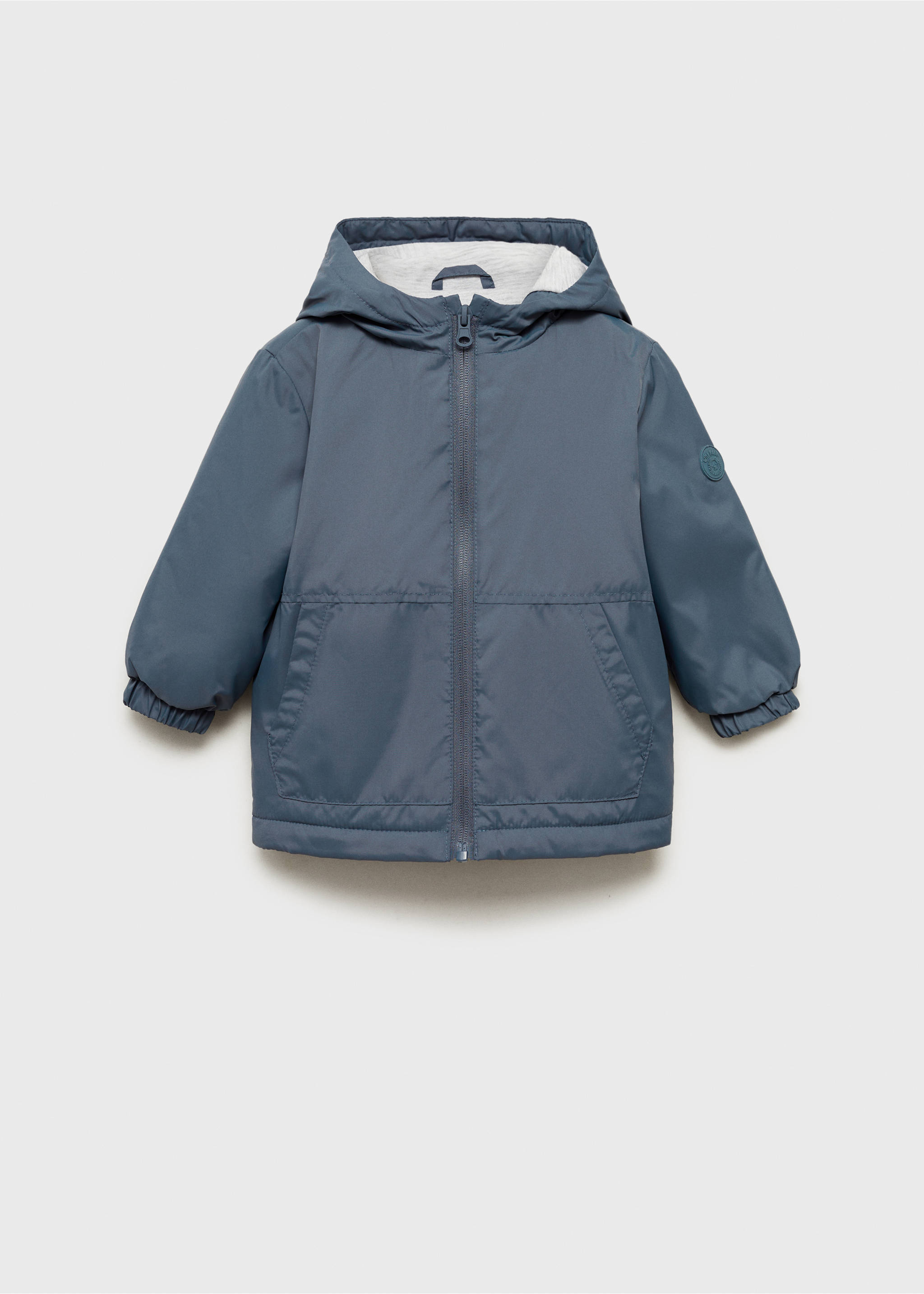 Gewatteerde anorak met capuchon - Artikel zonder model, Blauw. Ref: 87052024-00.
