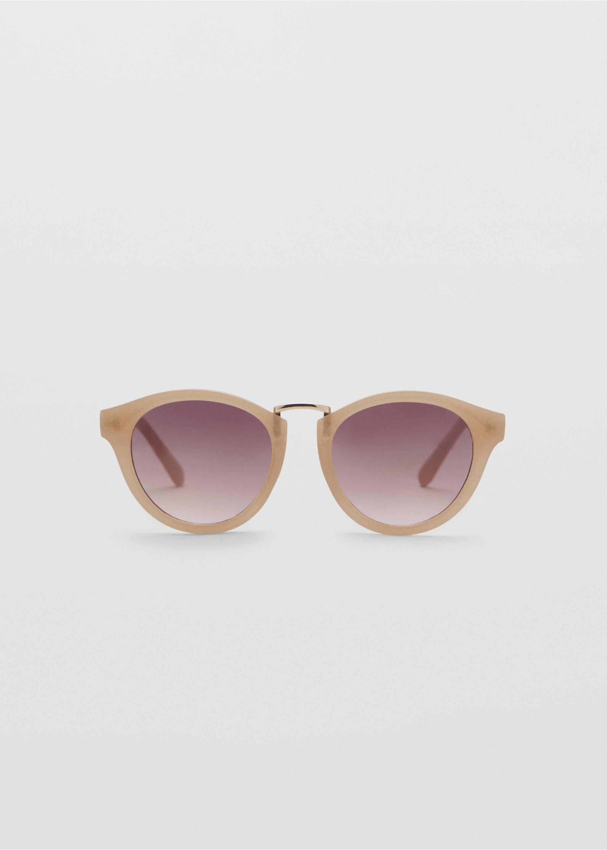 Metal bridge sunglasses - Article without model, Vanilla. Ref: 87052535-00.