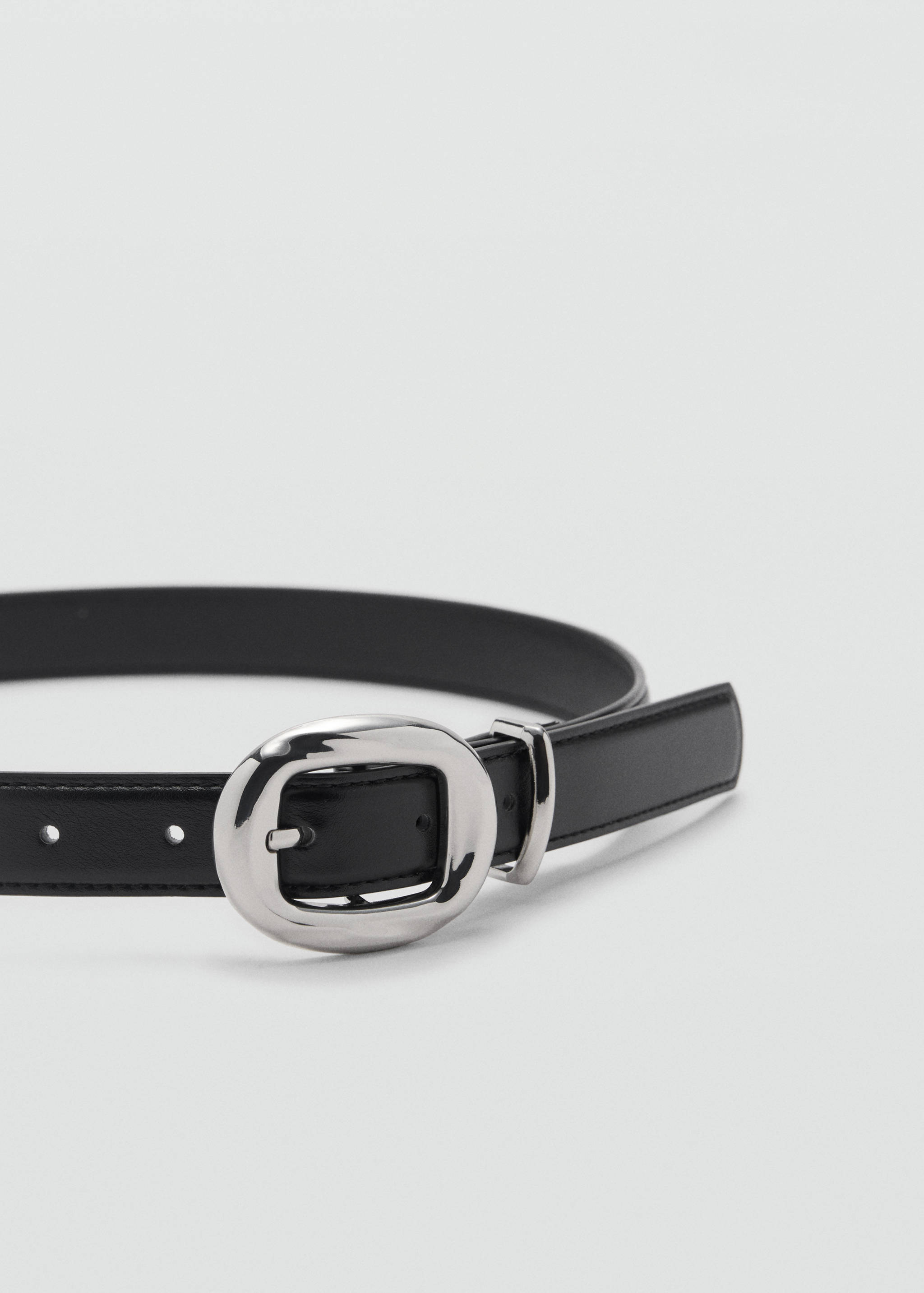 Rounded buckle belt - Medium plane