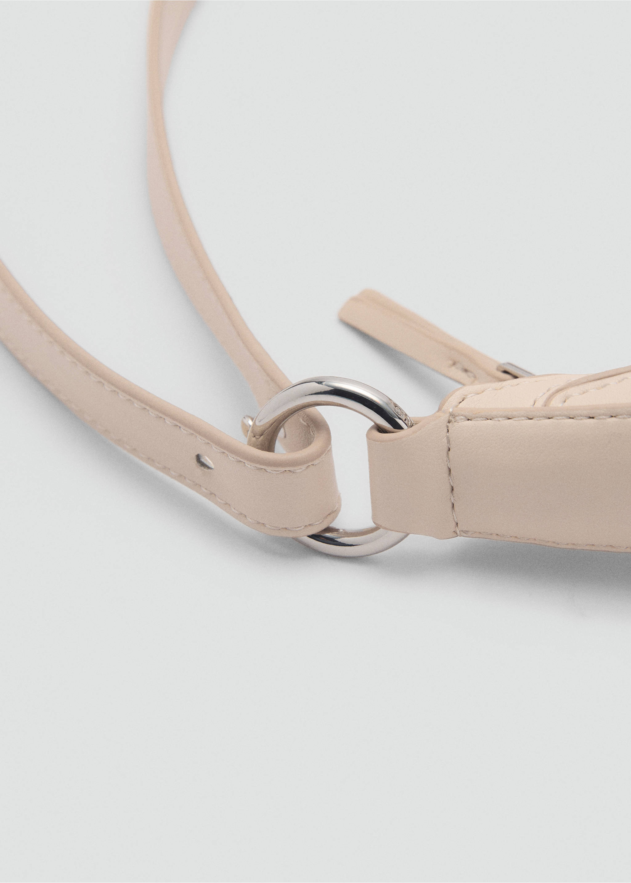 Oval shoulder bag - Details of the article 3, Off White. Ref: 87052537-00.