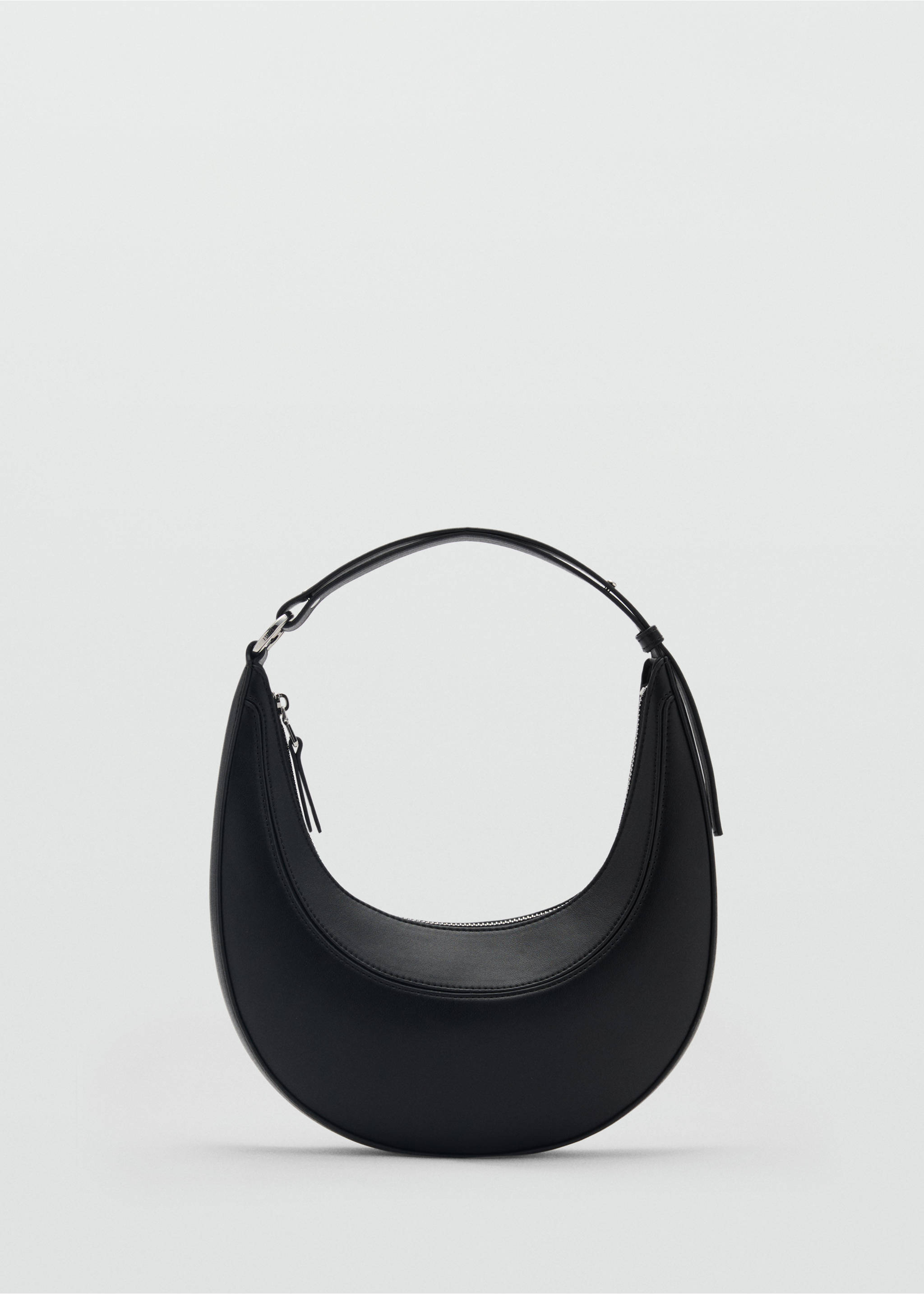 Oval shoulder bag - Article without model, Black. Ref: 87052537-00.