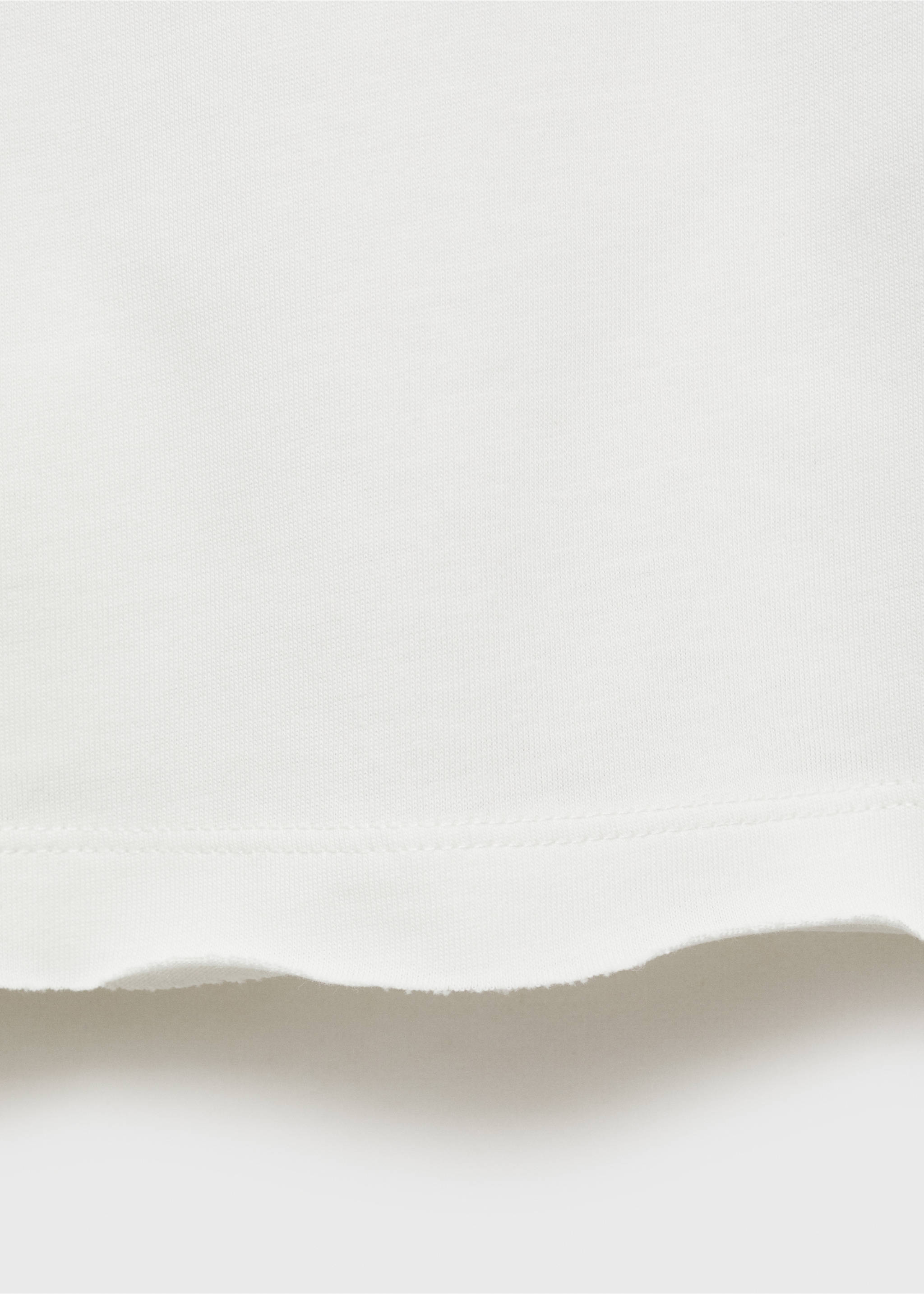 Tricou crop - Detaliu al articolului 0, Alb-murdar. Ref: 87052538-00.