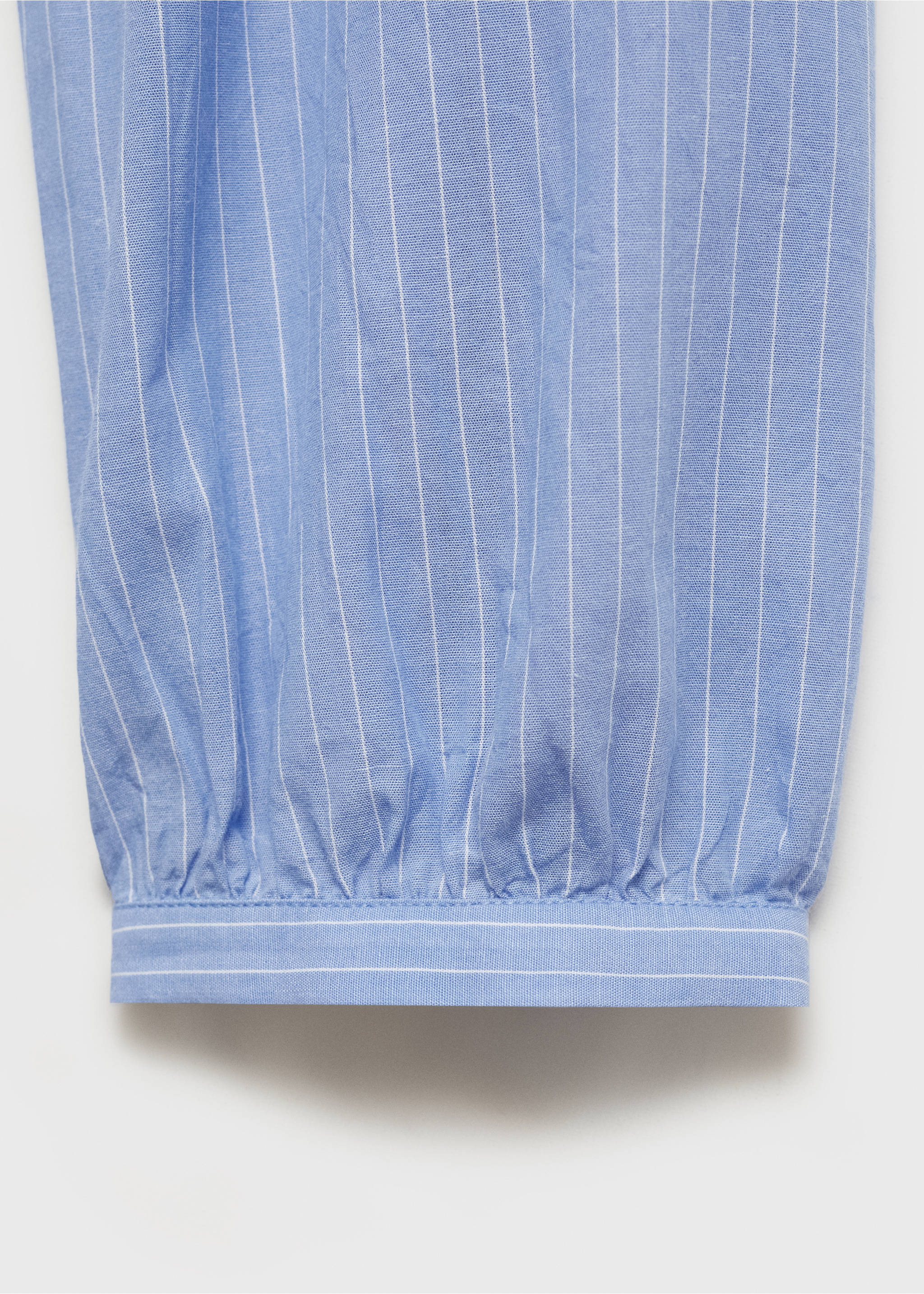 Koszula w paski z kokardą - Szczegóły artykułu 0, Niebieski. Ref: 87052540-00.