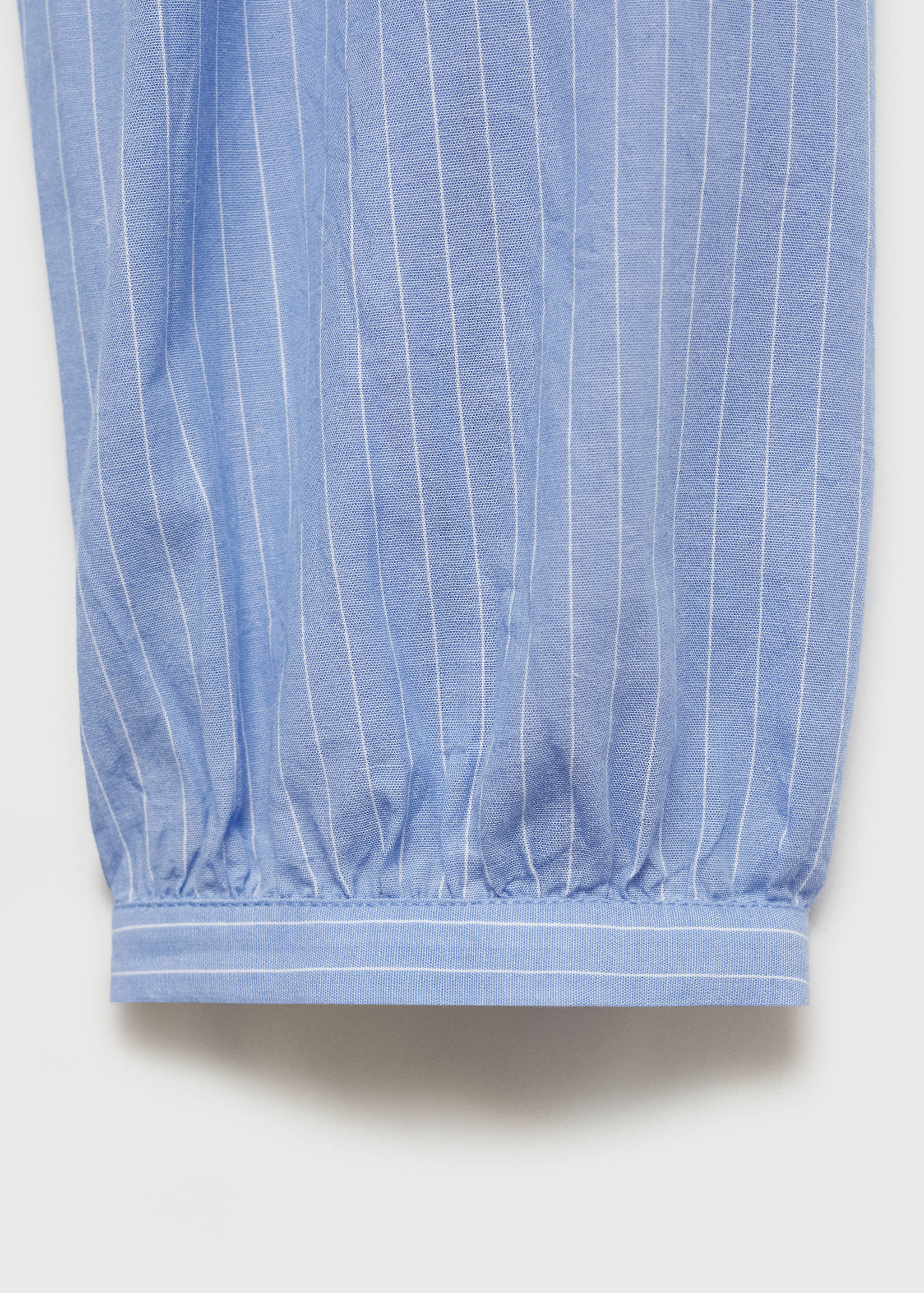 Gestreept T-shirt met strik - Detail van het artikel 0