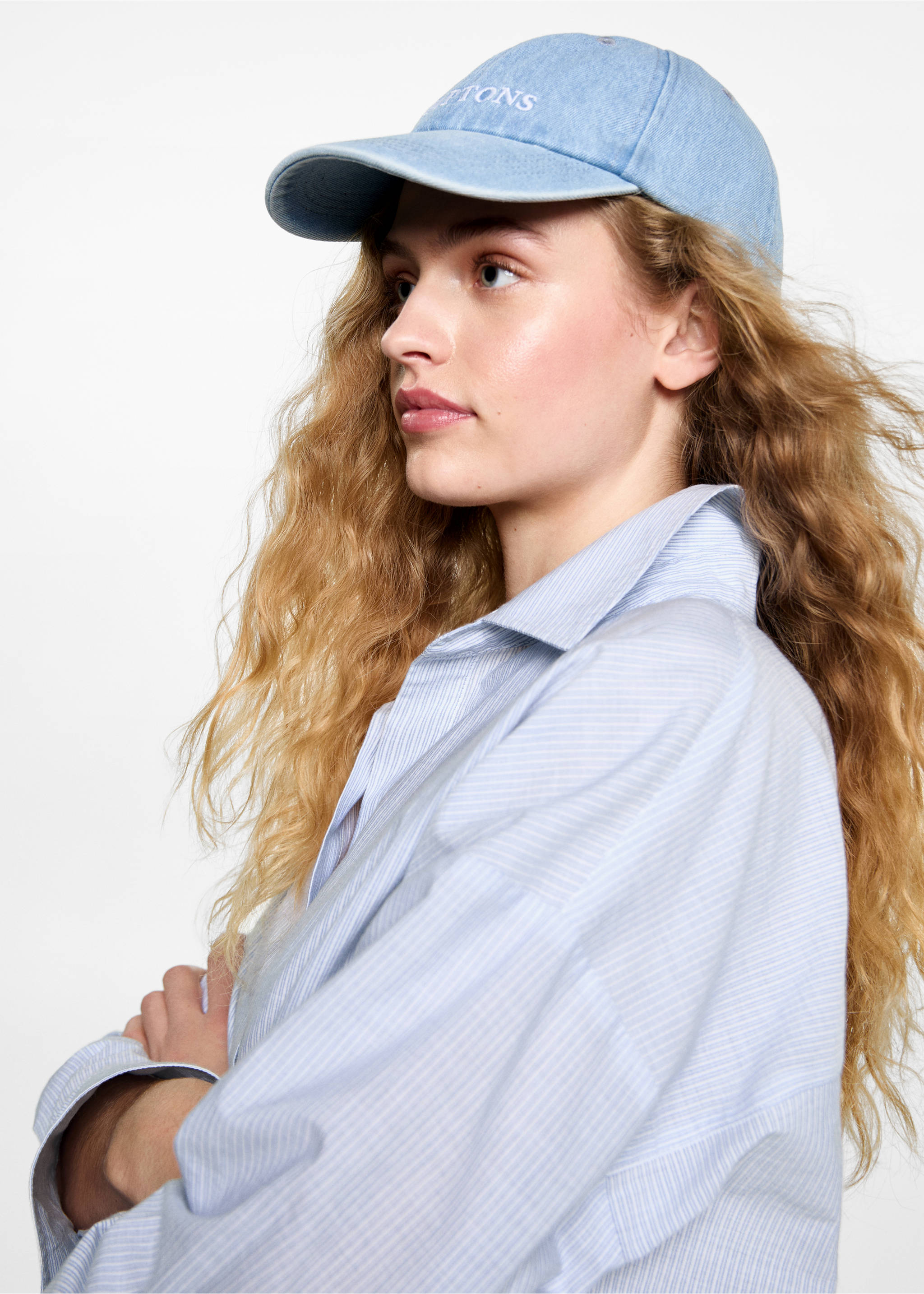 Chemise à rayures - Détail de l'article 2, Bleu ciel. Ref: 87052541-00.