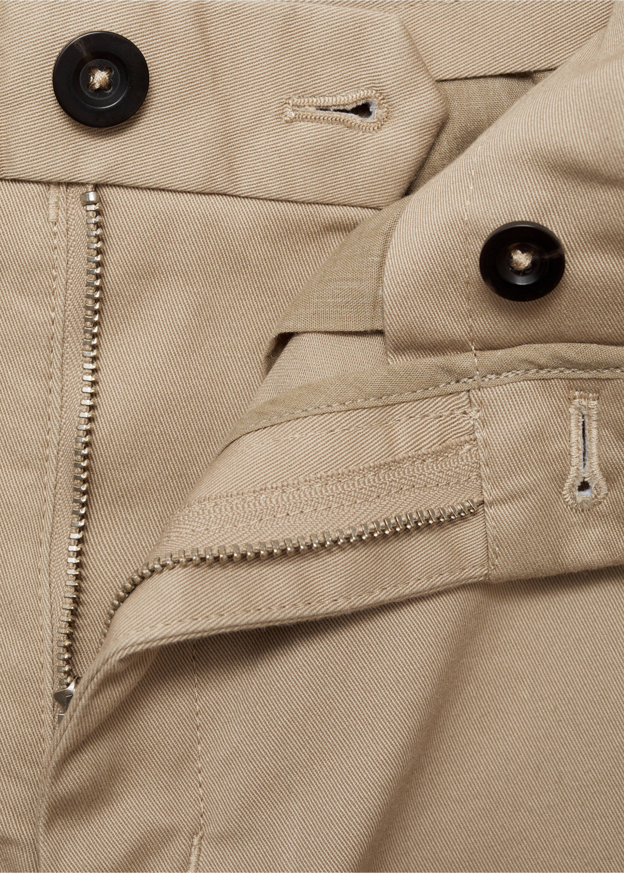 Barna slim fit chino sávolynadrág - A termék adatai 0, Bézs. Ref: 87052888-00.