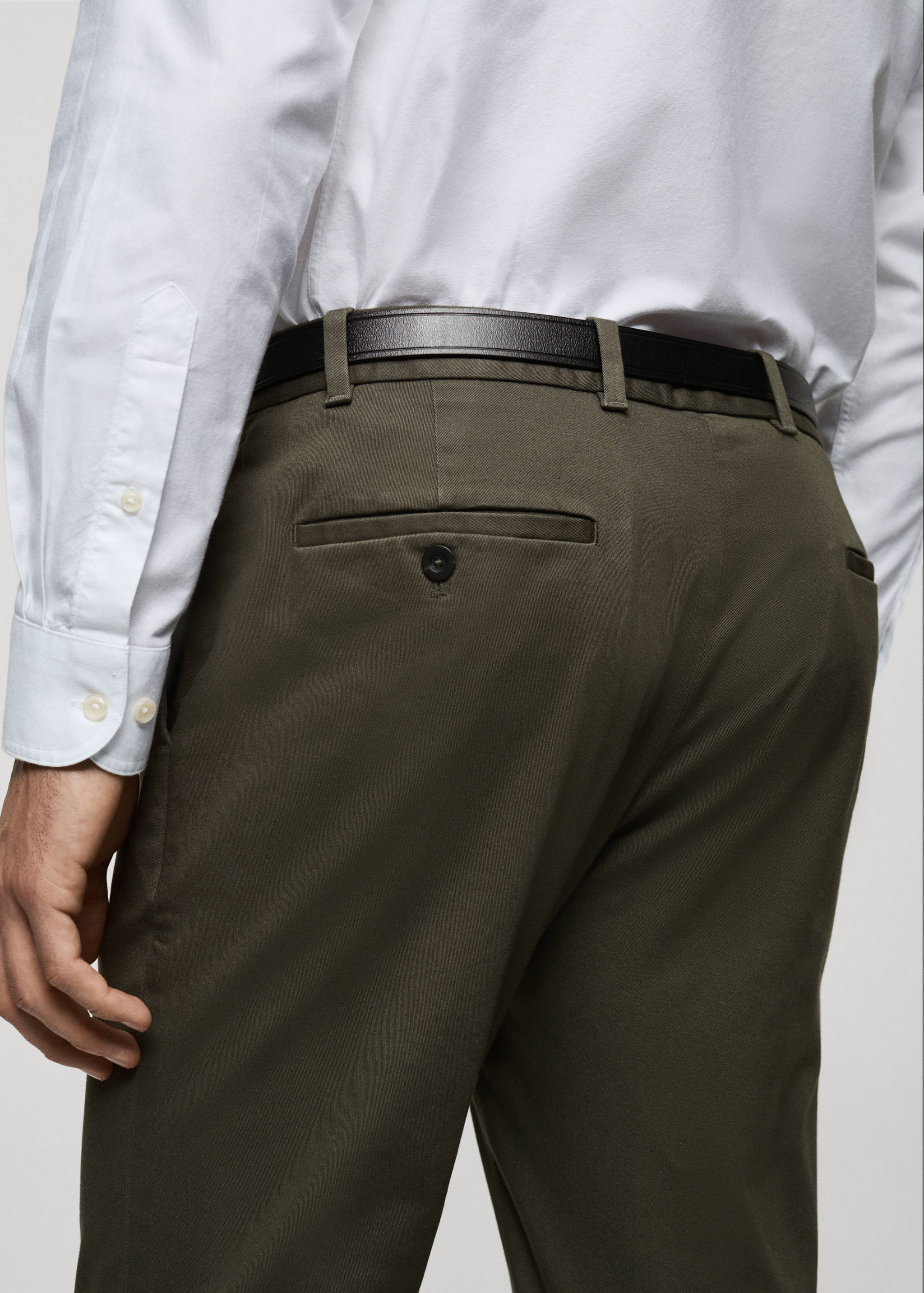 Σερζ chino παντελόνι Barna slim fit - Λεπτομέρεια του προϊόντος 6
