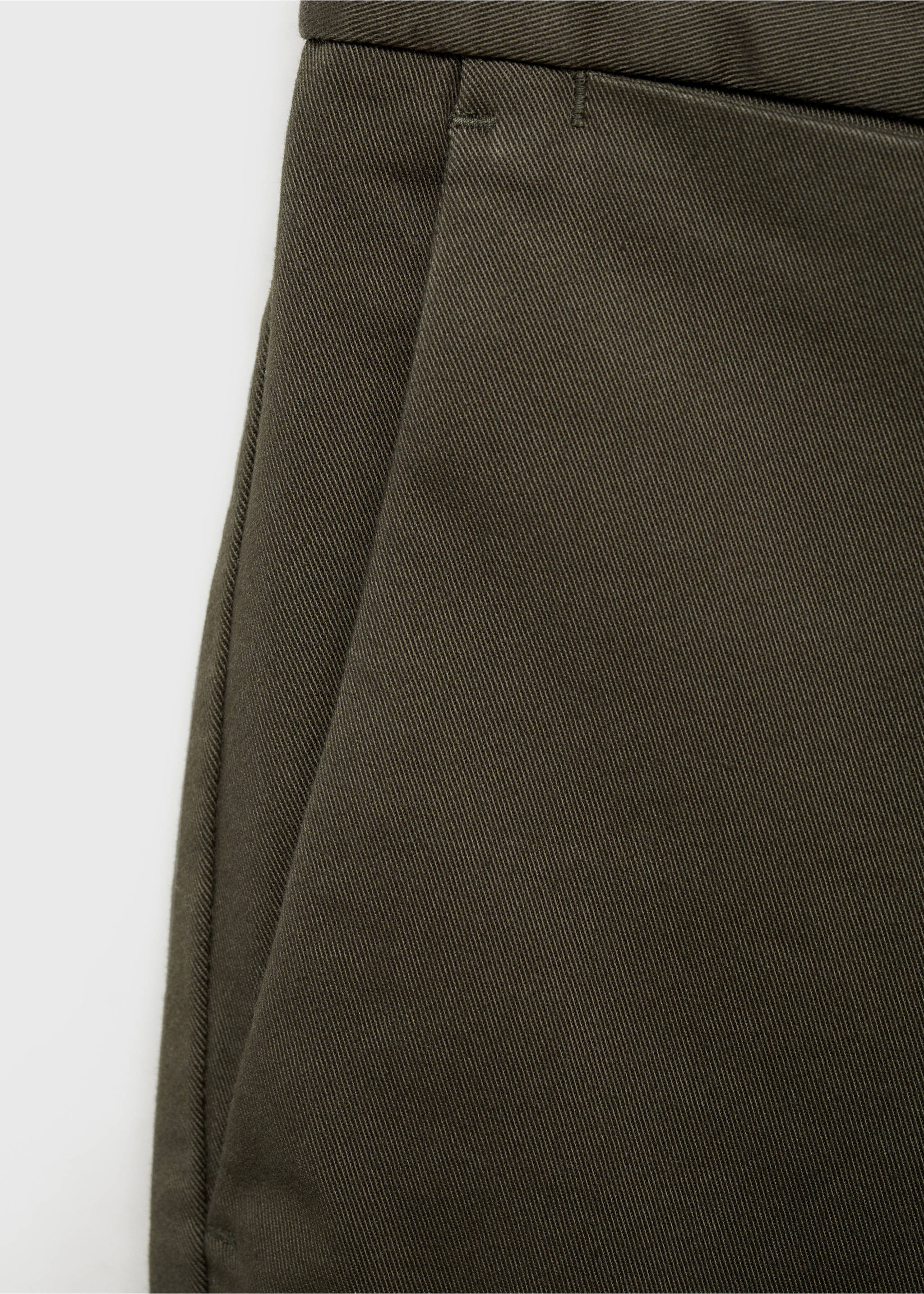 Σερζ chino παντελόνι Barna slim fit - Λεπτομέρεια του προϊόντος 0, Χακί. Ref: 87052888-00.