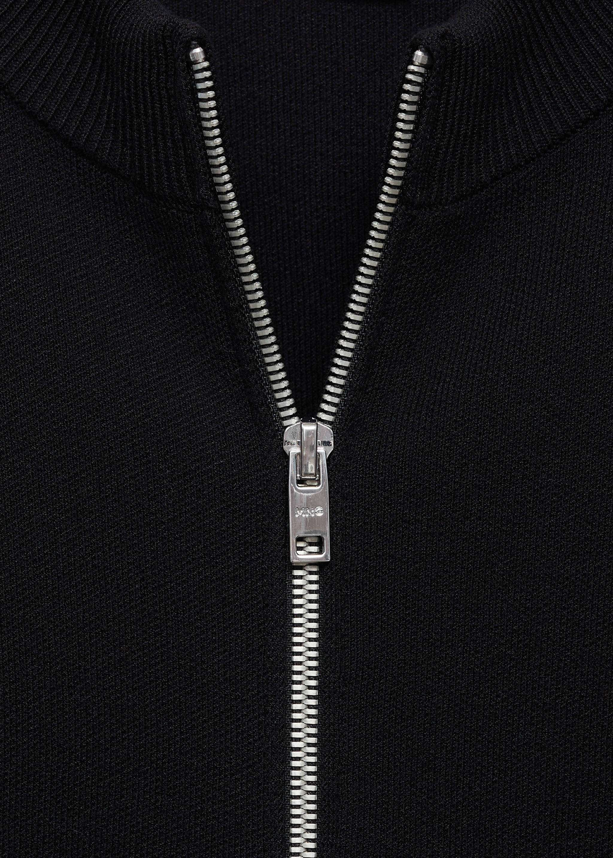 Zipped knit cardigan - Details of the article 8