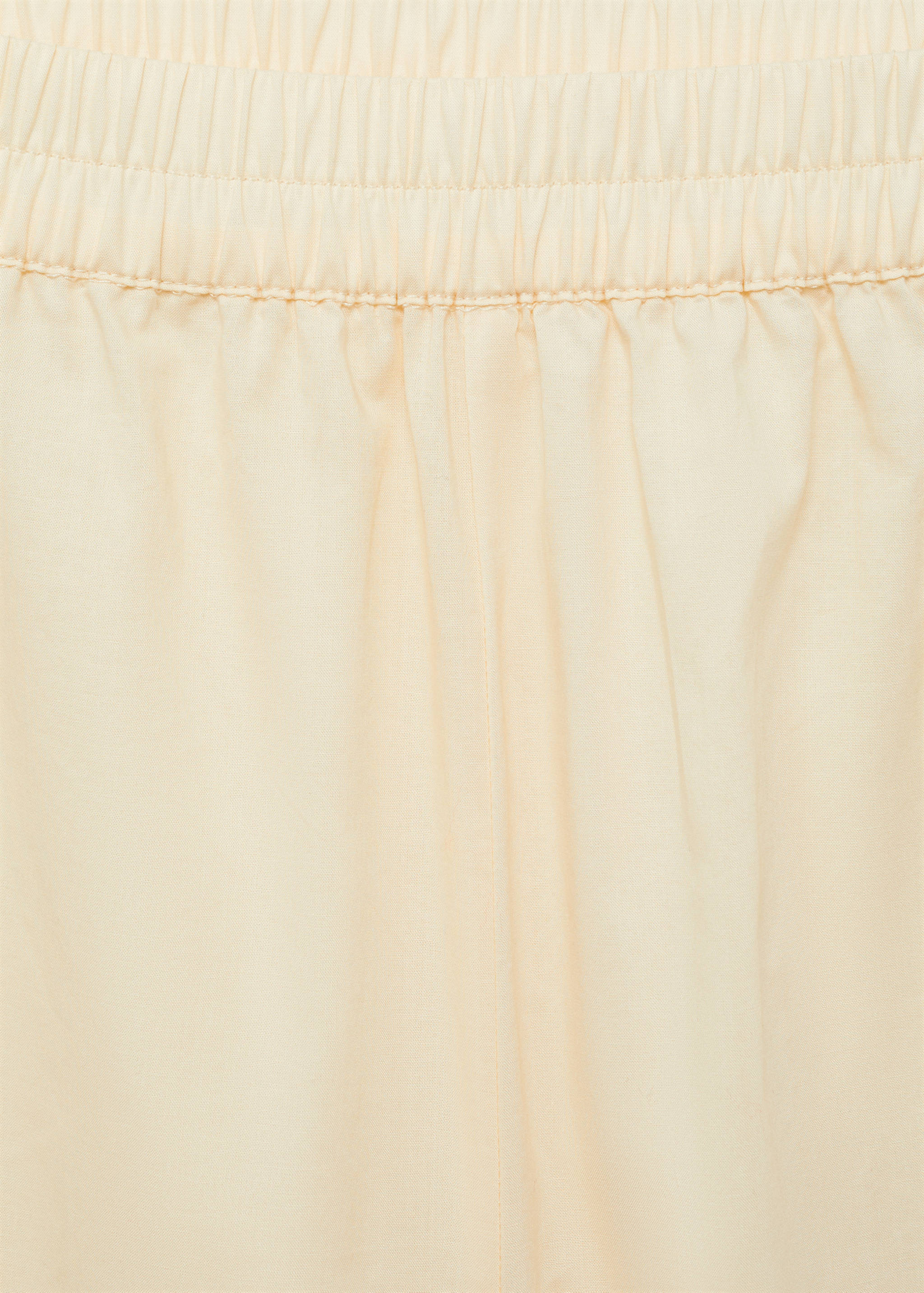 Garment-washed cotton pants - Details of the article 0