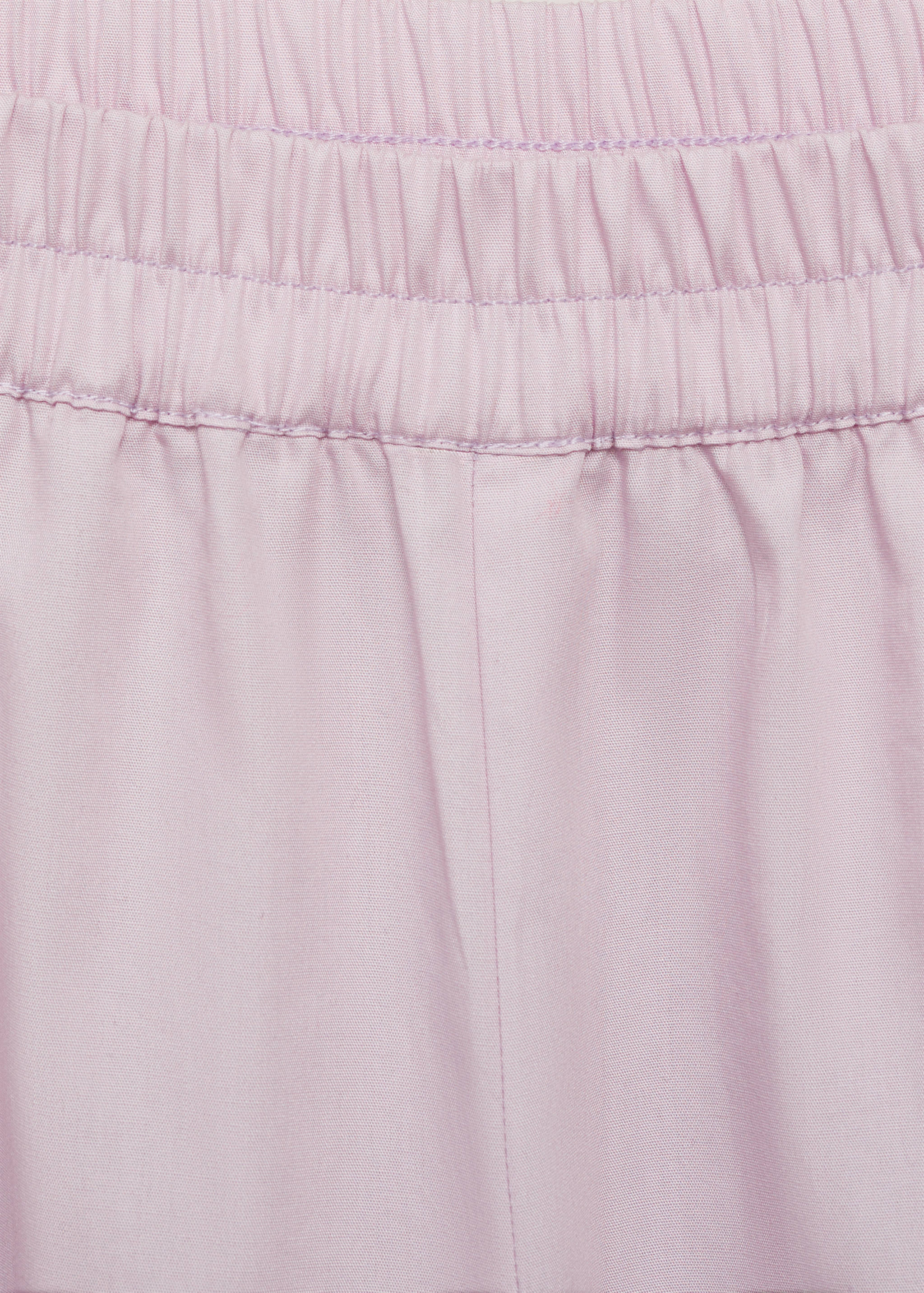 Garment-washed cotton pants - Details of the article 0