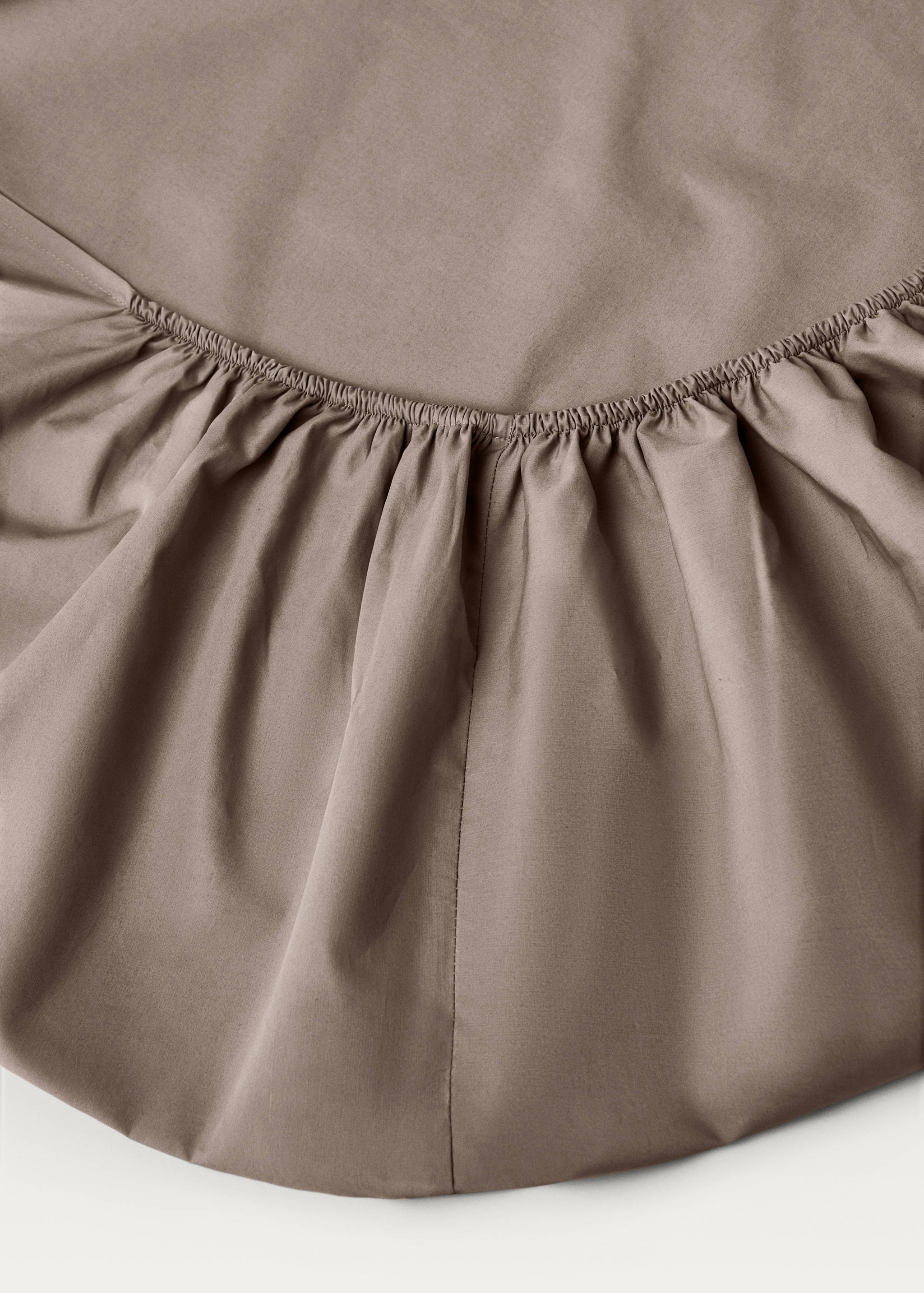 Drap-housse percale de coton 300 fils lit 150 cm - Détail de l'article 1