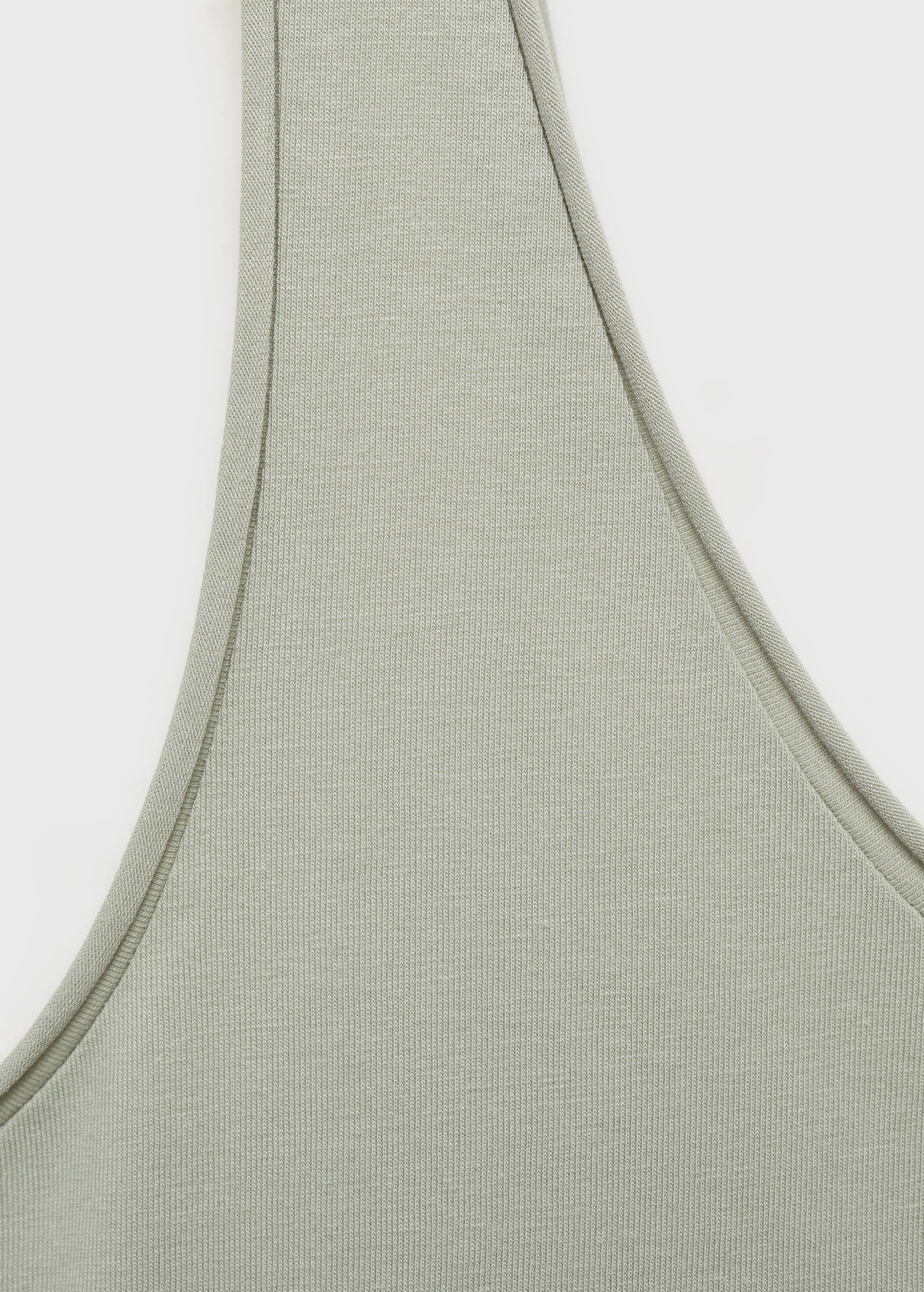 Cotton round-neck top - Details of the article 8