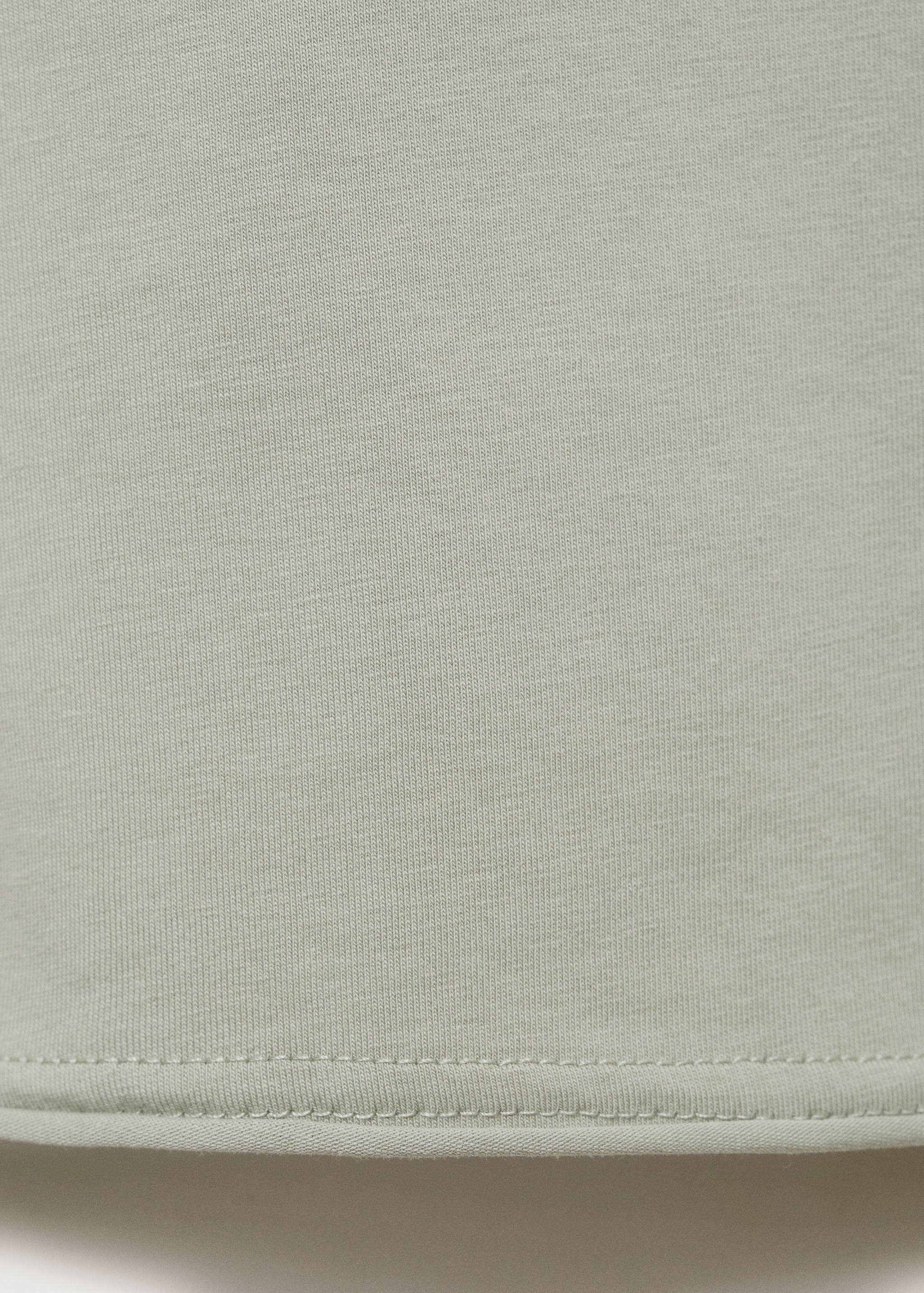 Cotton round-neck top - Details of the article 0