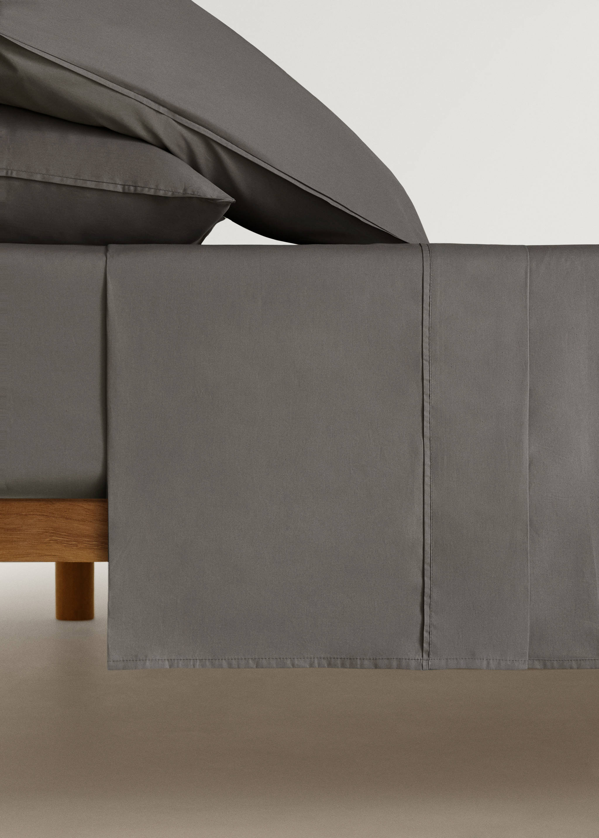 Oberlaken aus Baumwoll-Perkal, Fadendichte 300, für 90 cm Bett - Artikel ohne Model