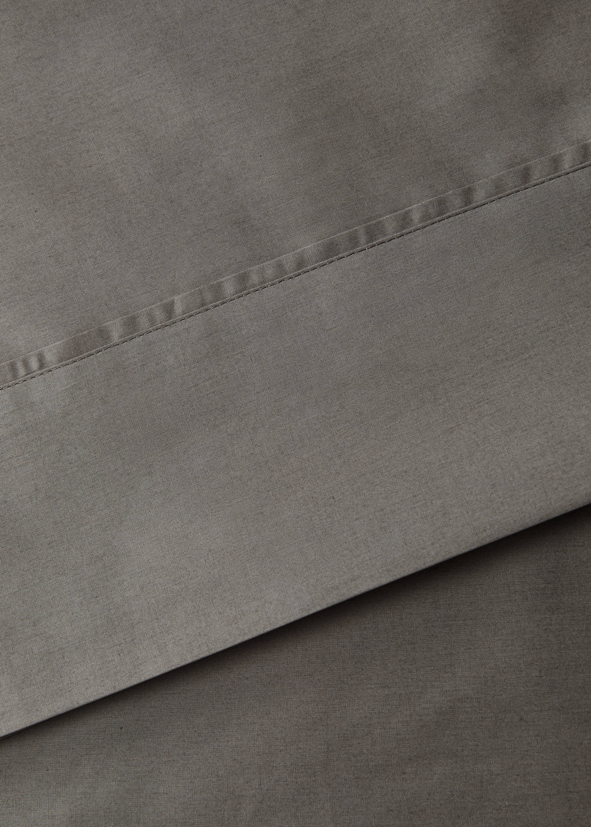 Oberlaken aus Baumwoll-Perkal, Fadendichte 300, für 90 cm Bett - Detail des Artikels 1