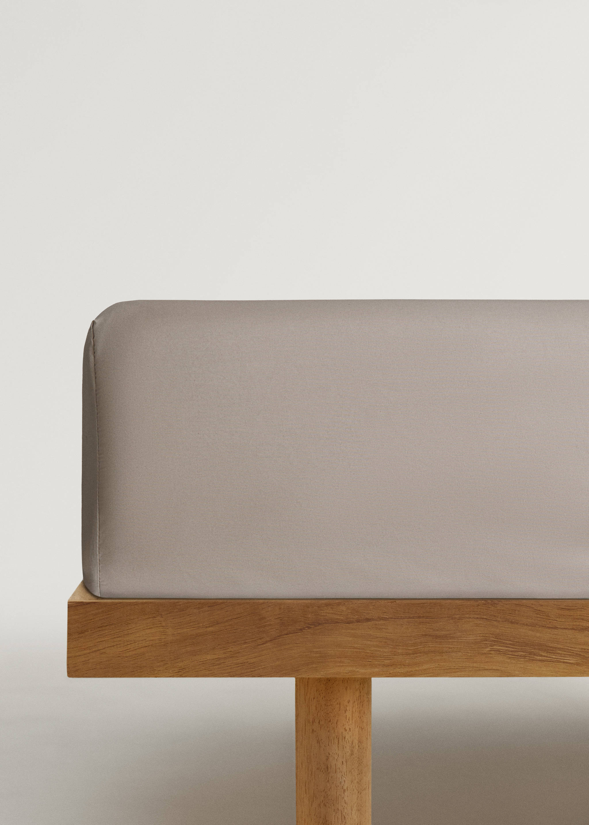 500 threads cotton percale fitted sheet Queen bed - Article without model