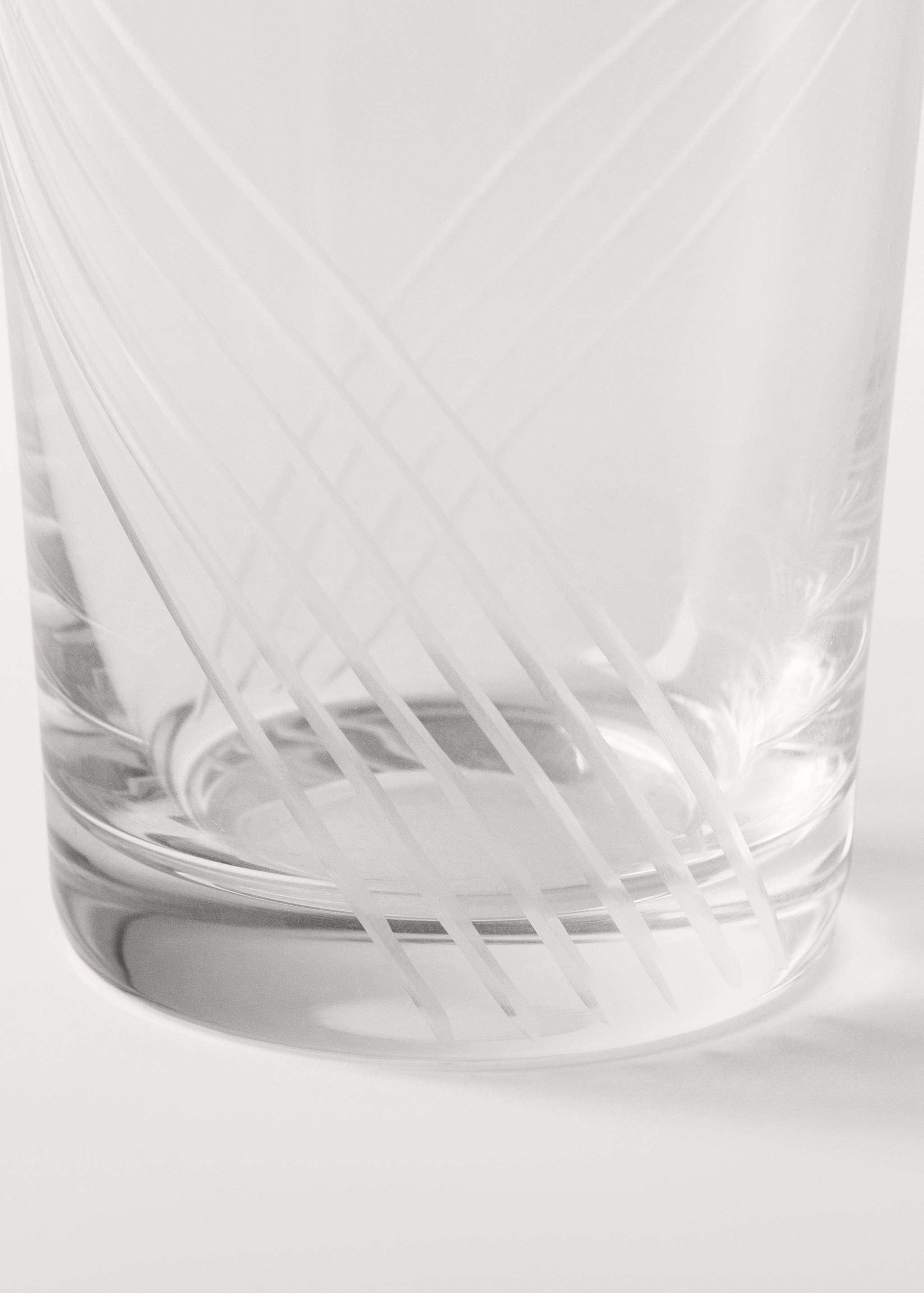 Glas mit Wellenmuster - Detail des Artikels 1