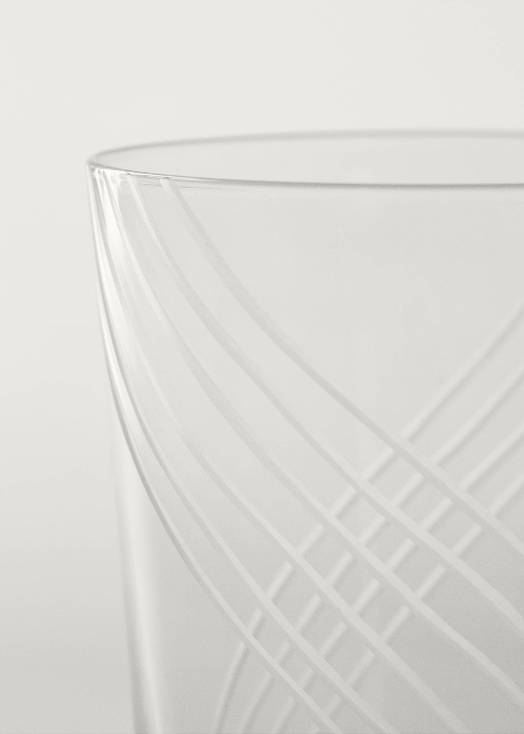 Glas mit Wellenmuster - Detail des Artikels 2, Eisgrau. Ref: 87052929-00.