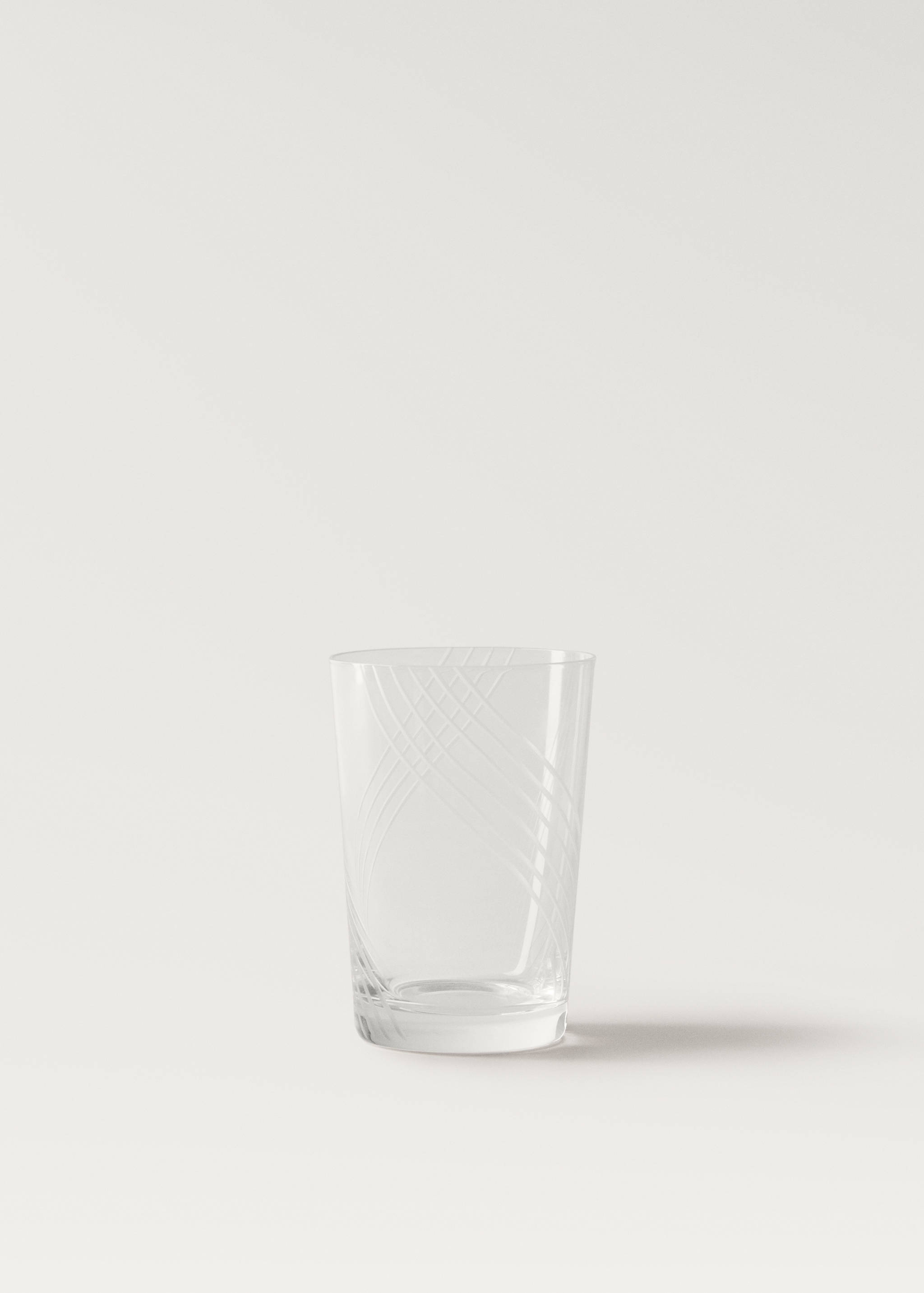 Glas mit Wellenmuster - Artikel ohne Model