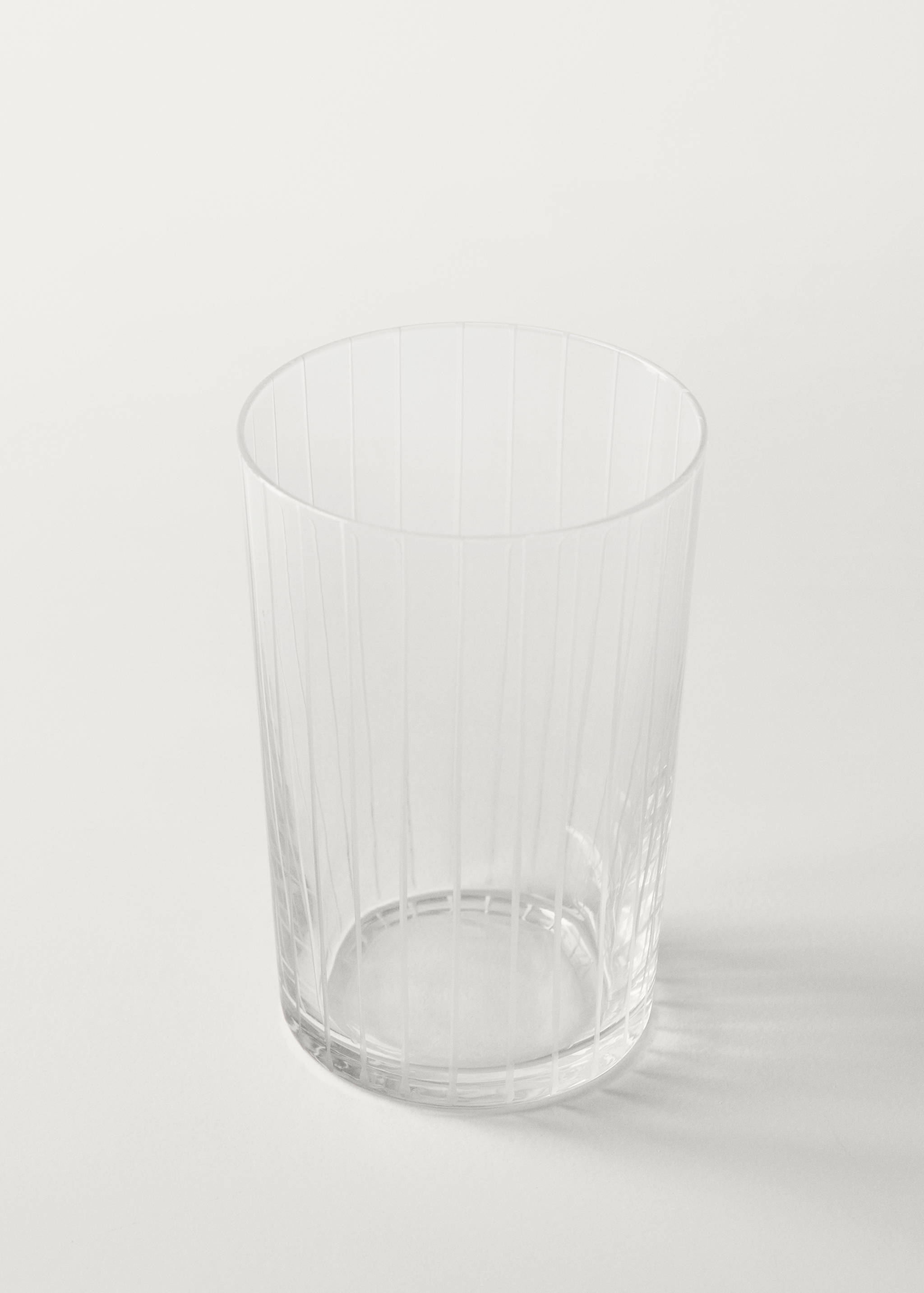 Glass with striped detail - Details of the article 2