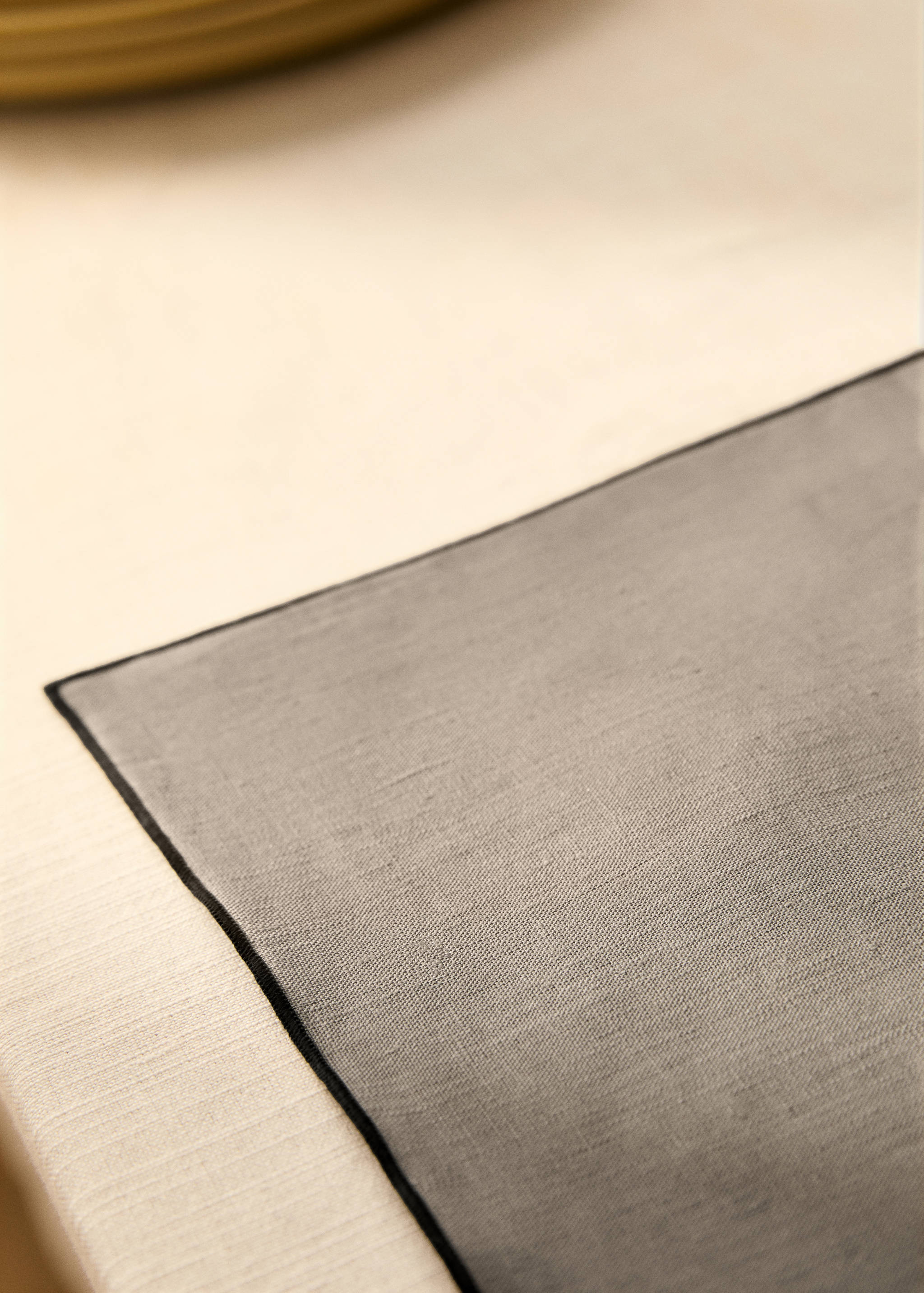 Tischset aus Leinen mit Bordüre - Detail des Artikels 7