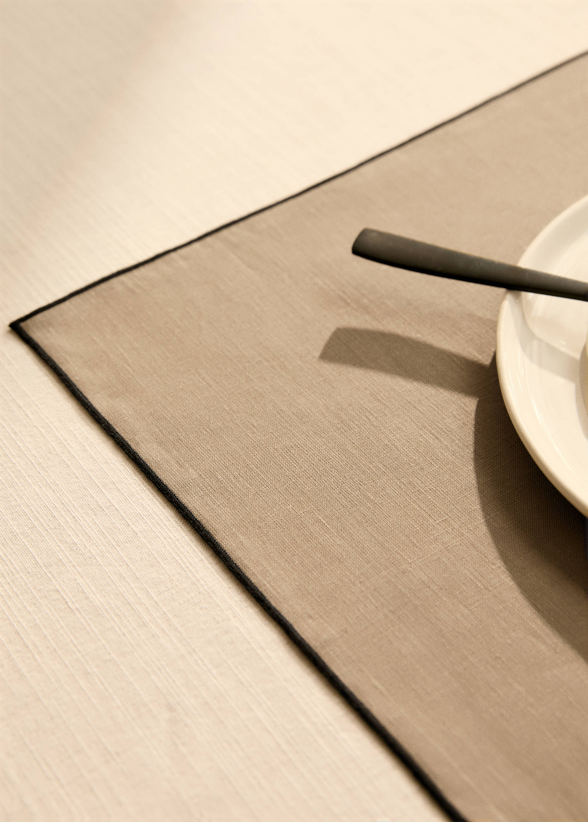 Tischset aus Leinen mit Bordüre - Detail des Artikels 8