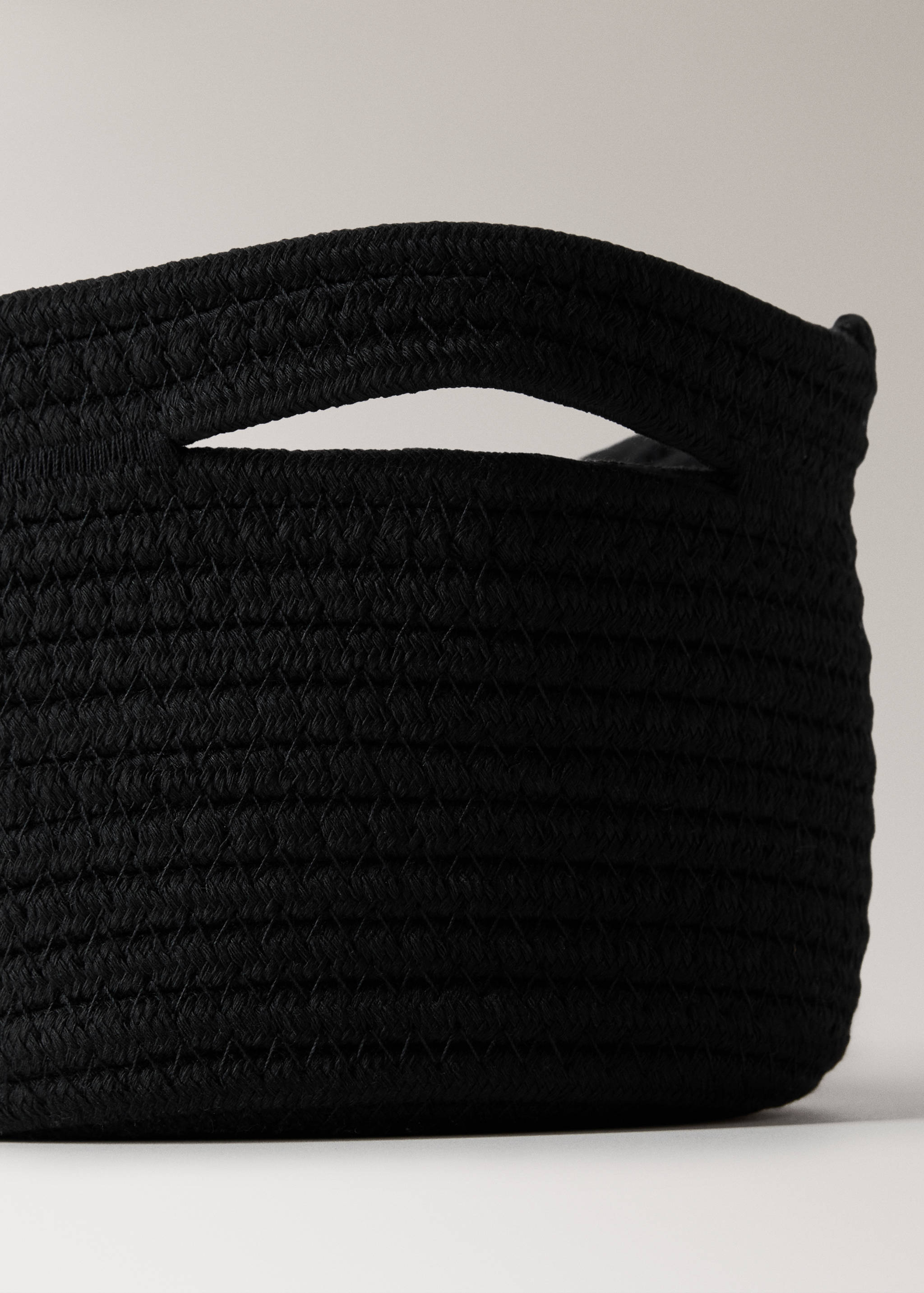 Medium rectangular cotton basket - Details of the article 2