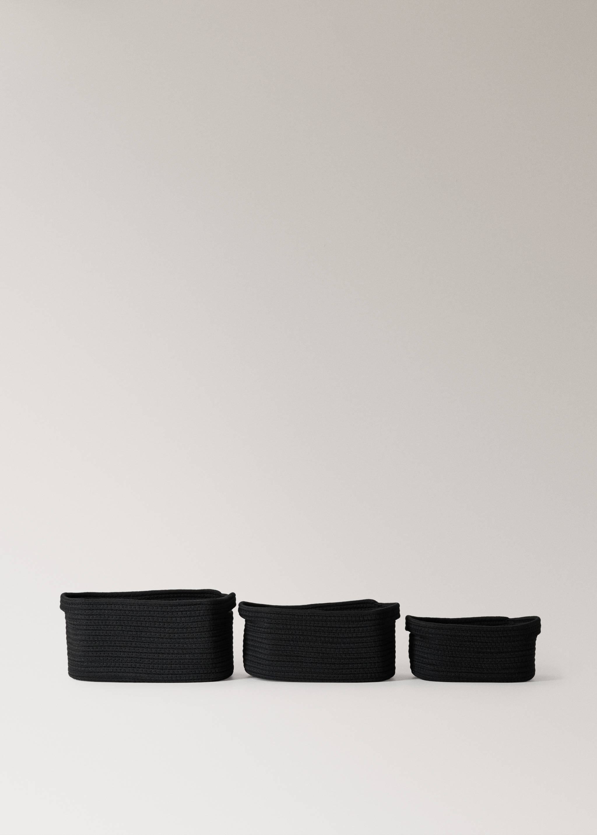Medium rectangular cotton basket - Details of the article 4