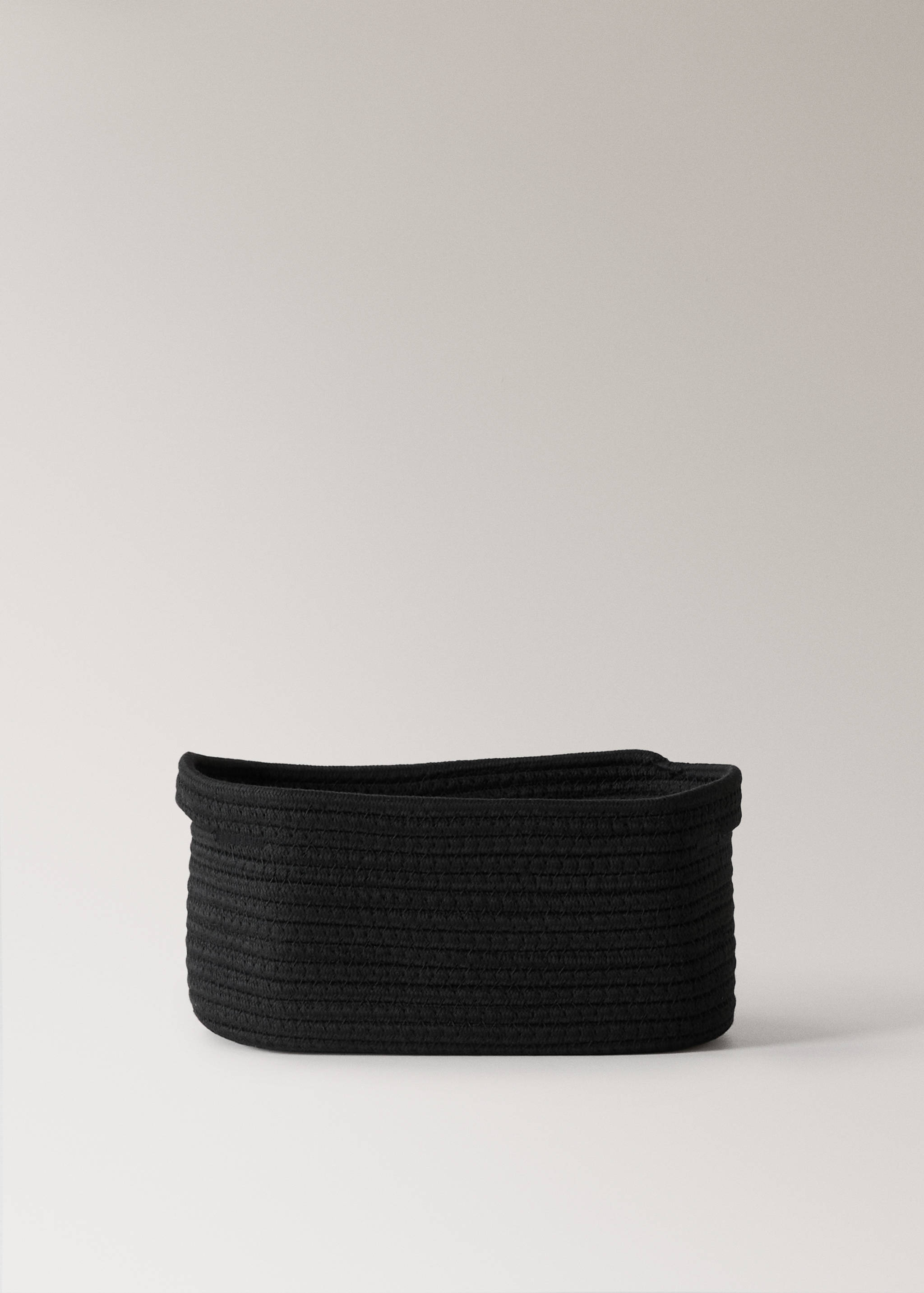 Medium rectangular cotton basket - Article without model