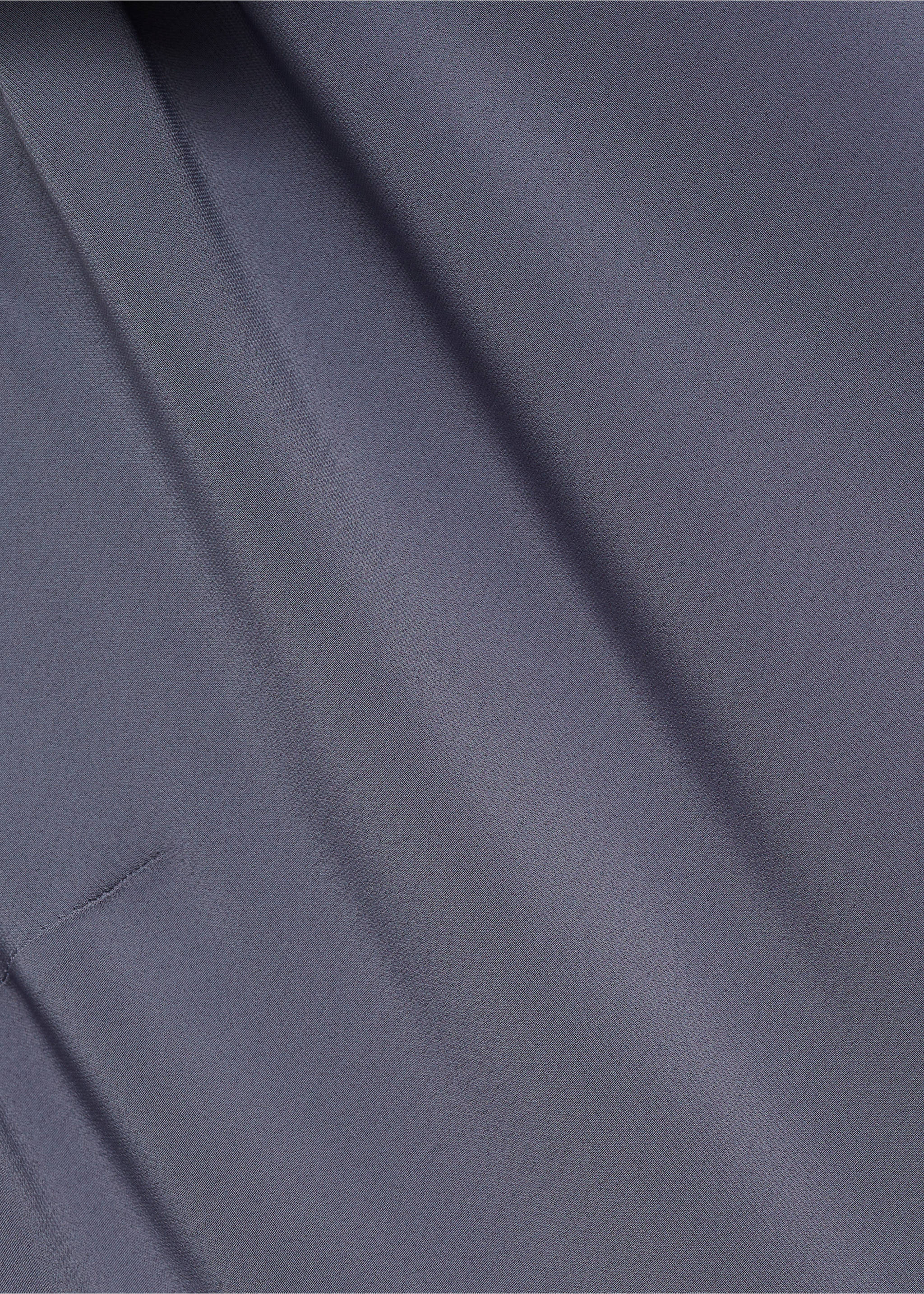 Asymetryczny kombinezon satynowy z wiązaniem - Szczegóły artykułu 8, Antracytowy. Ref: 87052967-00.